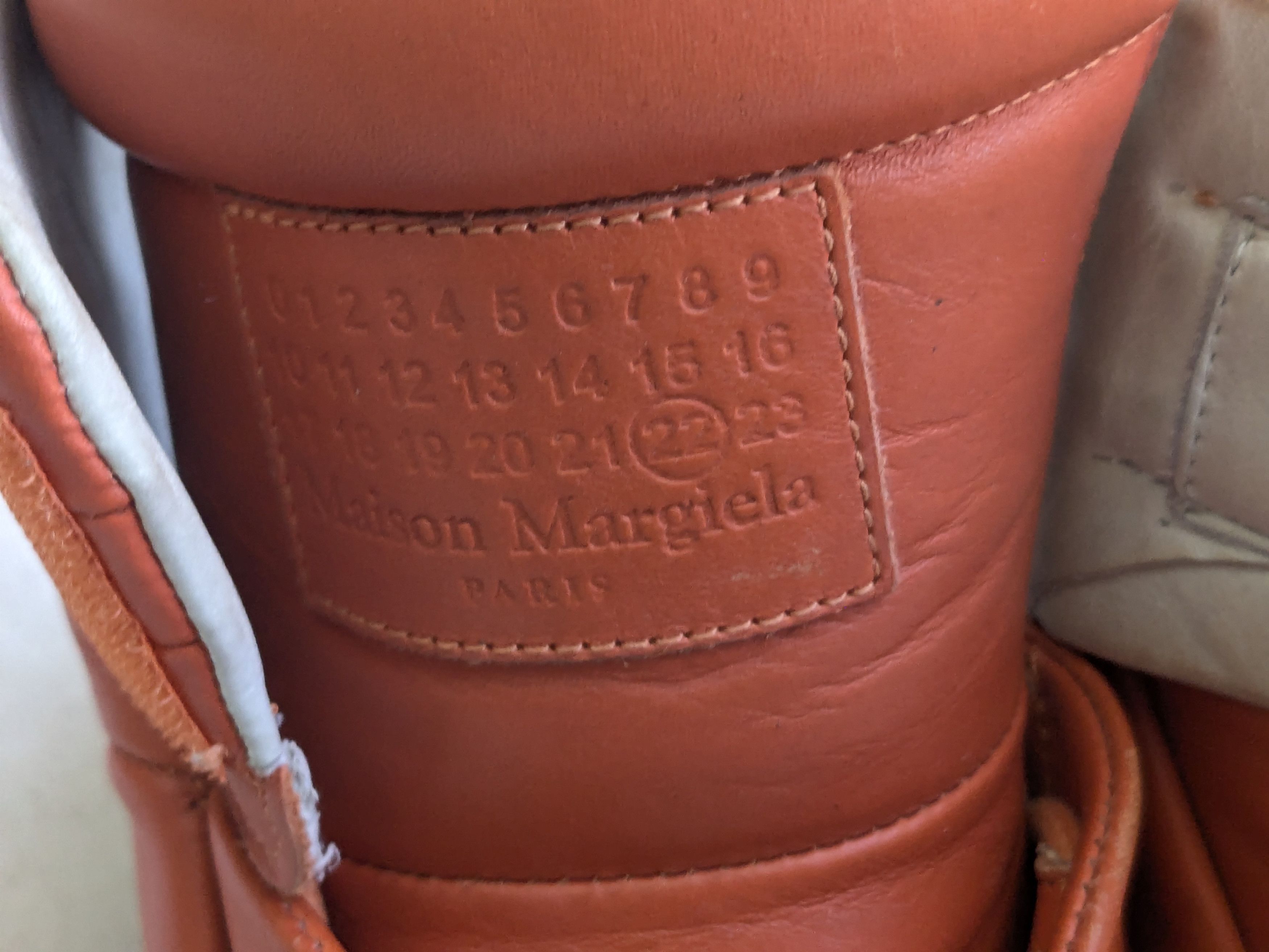 Maison Margiela Maison Margiela Future Orange High Tops 10 43 Size US 10 / EU 43 - 4 Thumbnail