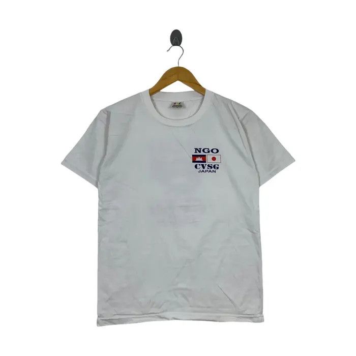 Colours Vintage NGO CVSG JAPAN Cambodia Research Tee Shirt Size US M / EU 48-50 / 2 - 1 Thumbnail