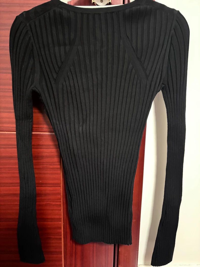 Helmut Lang HELMUT LANG Knitted lace up jacket for ladies Size XS / US 0-2 / IT 36-38 - 6 Thumbnail