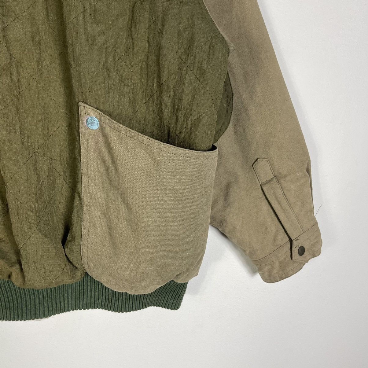 Issey Miyake Vintage Henri Luc chapuis Hybrid Military Bomber Jacket Size US M / EU 48-50 / 2 - 9 Thumbnail