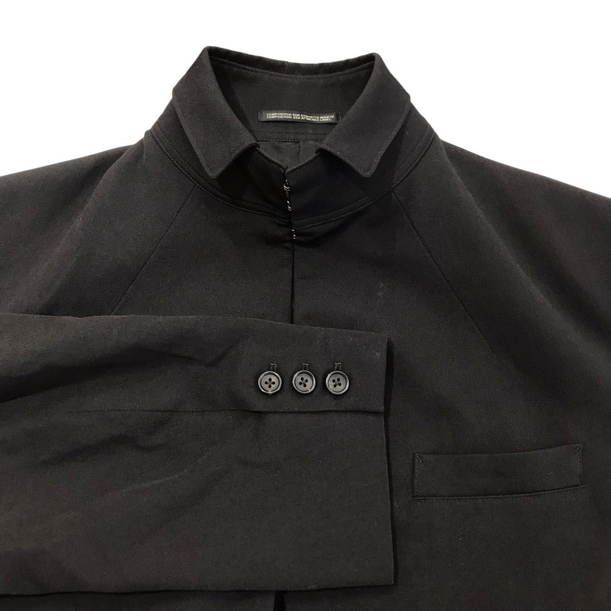 Yohji Yamamoto Yohji Yamamoto Shiwagaba Former hook jacket HE-J12-100 Size US M / EU 48-50 / 2 - 4 Thumbnail