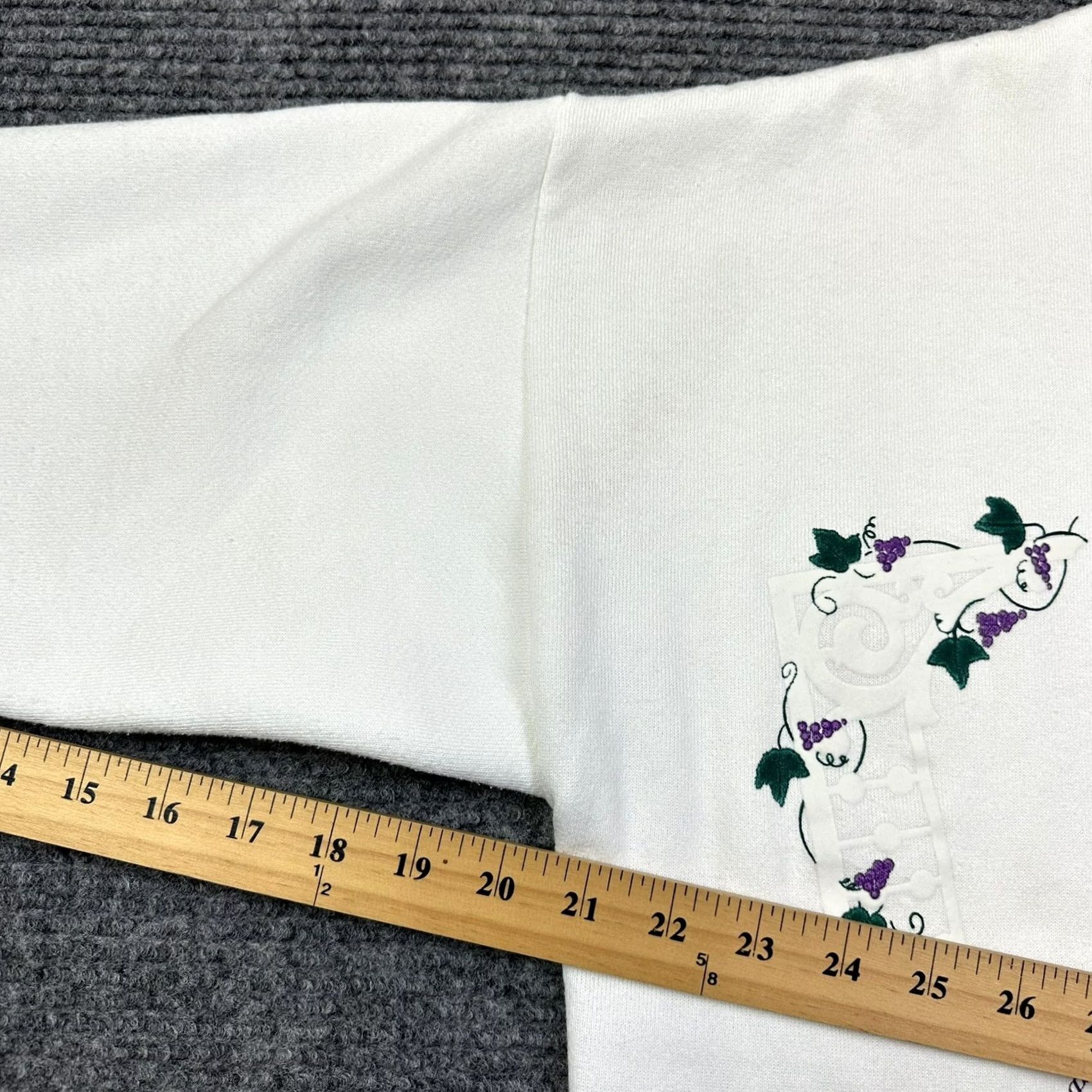 Vintage VINTAGE Women 2X Button Up Cardigan Sweater 90s Floral Lord White Womens Size XXL / US 16-18 / IT 52-54 - 7 Thumbnail