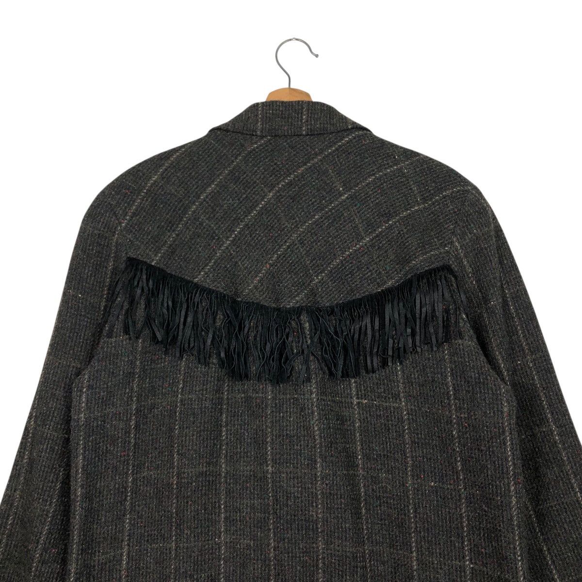 Japanese Brand 📌Wool Jacket Boro Design Western Hiyoshiya Issey Miyake Size US M / EU 48-50 / 2 - 10 Thumbnail