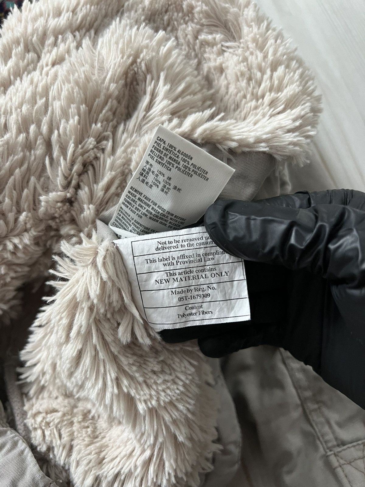 Hollister Hollister Y2K Womens Hooded Utility Coat Sherpa Lined Jacket Size M / US 6-8 / IT 42-44 - 15 Thumbnail