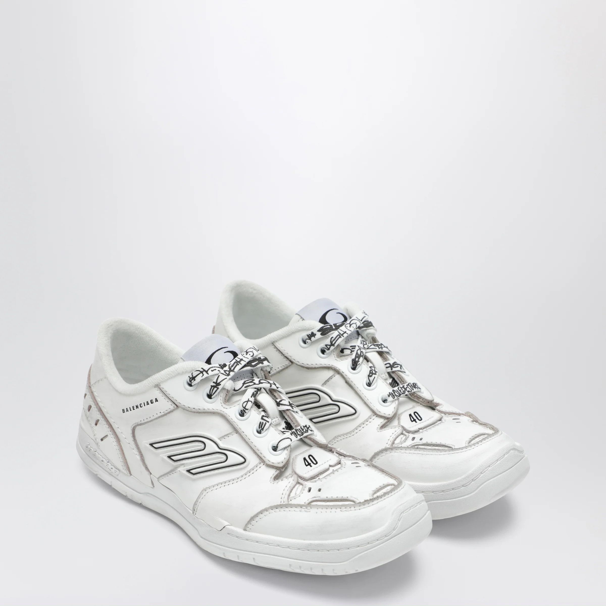 Balenciaga o1d2blof0426 Mid-Top Sneakers in White Size US 9 / IT 39 - 2 Thumbnail