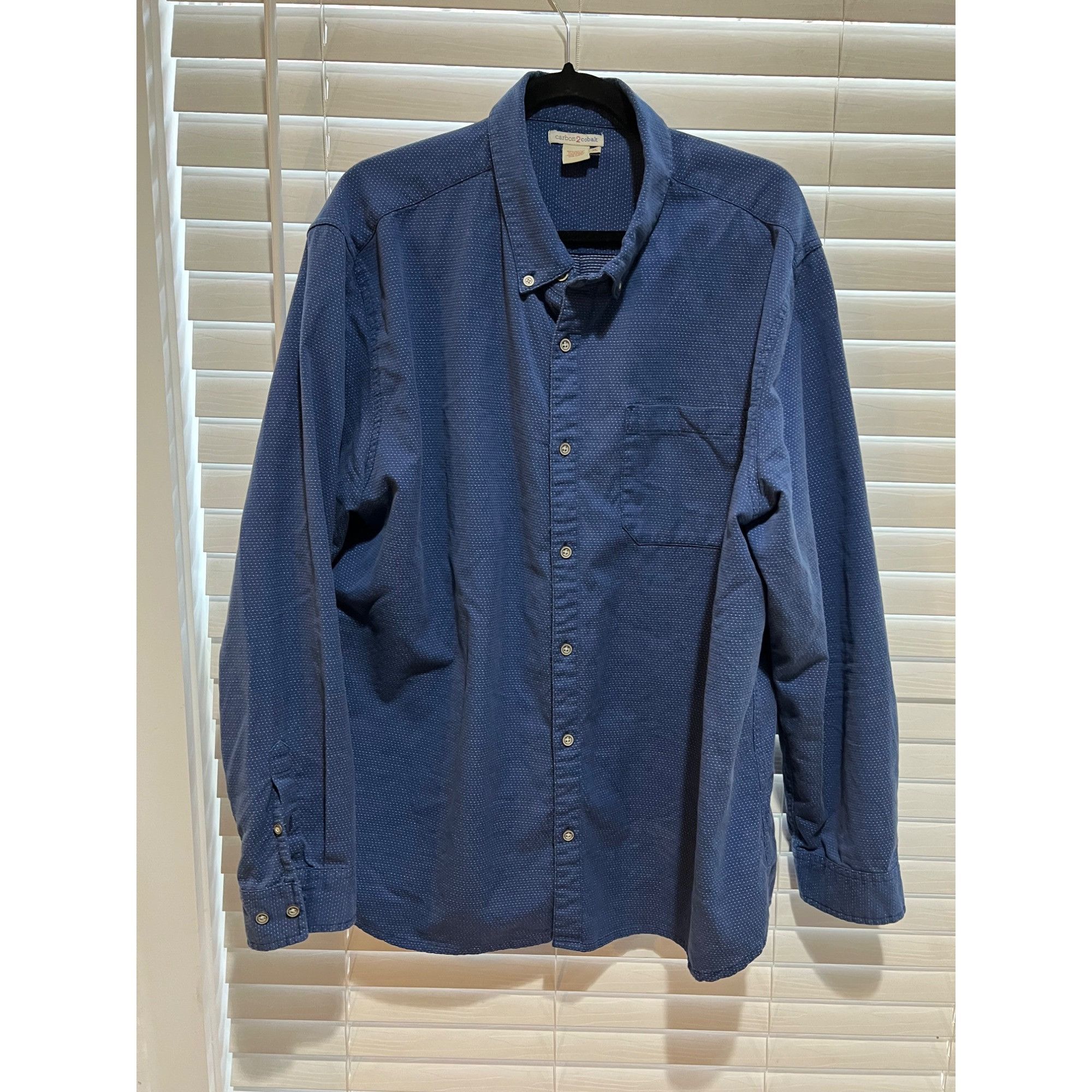 Carbon2Cobalt Carbon 2 Cobalt Long Sleeve Button Up Shirt - Size XL Size US XL / EU 56 / 4 - 1 Thumbnail