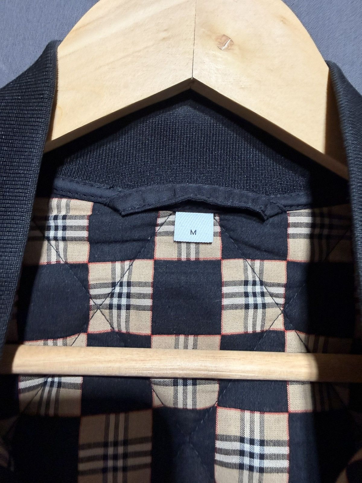 Burberry Burberry Quilted Diamond Varsity Bomber Jacket Size US M / EU 48-50 / 2 - 3 Thumbnail