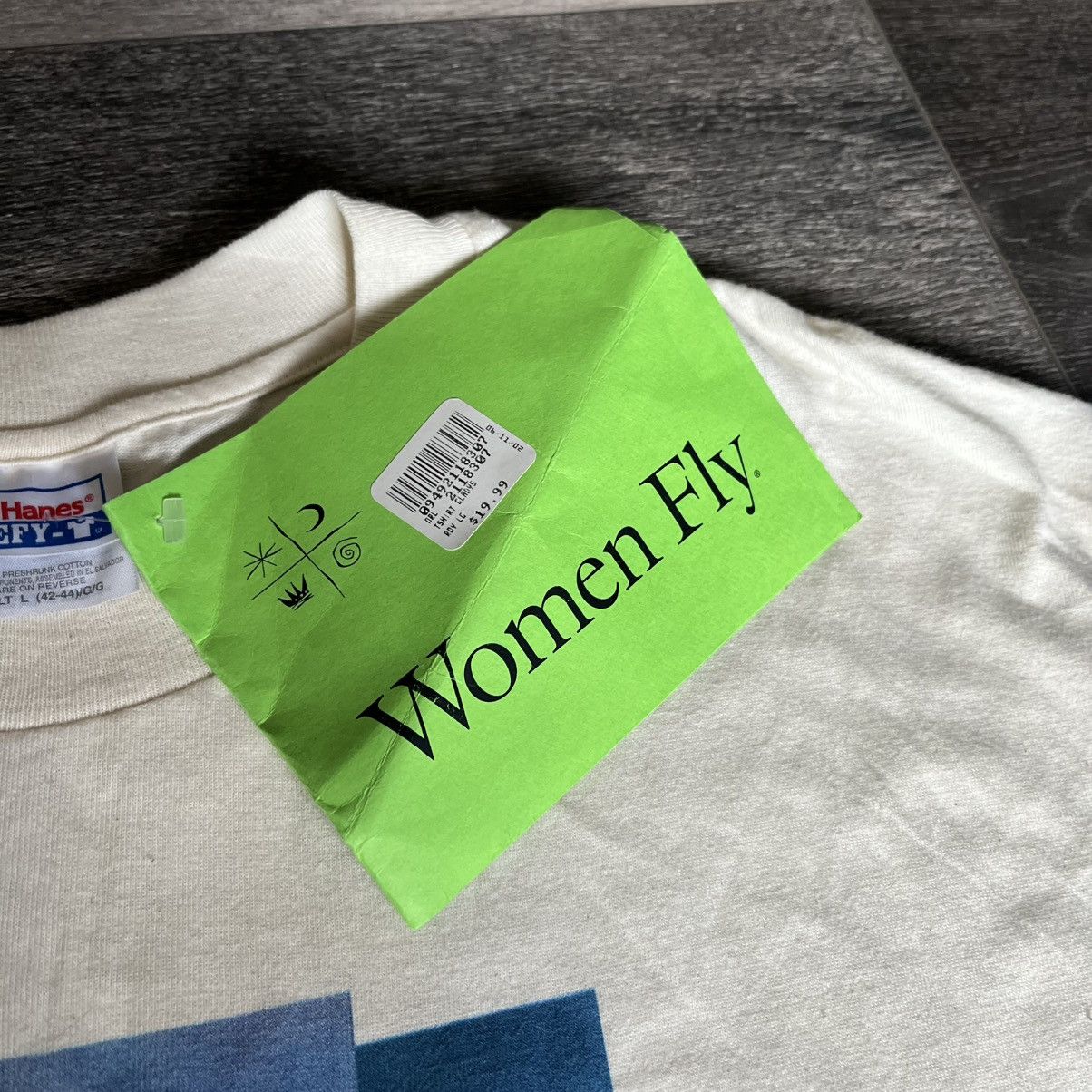 Other × Vintage New Vintage 90s WomenFly Gladys Roy Airplane Graphic T Shirt Size US L / EU 52-54 / 3 - 5 Thumbnail