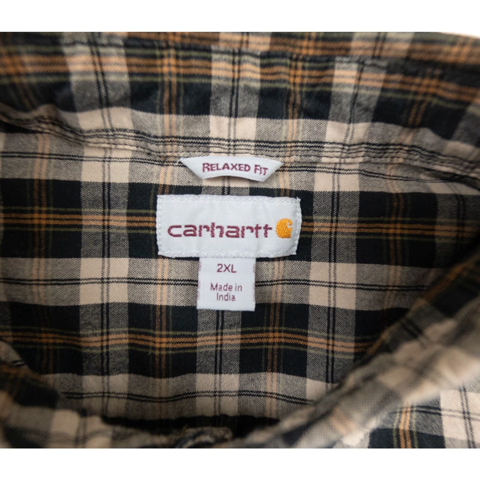 Carhartt Carhartt Shirt Mens 2XL Fort Plaid Button-Down Long Sleeve Workwear Multicolor Casual Adult Regular Fit Shirt Men 2XL Size US XXL / EU 58 / 5 - 6 Thumbnail