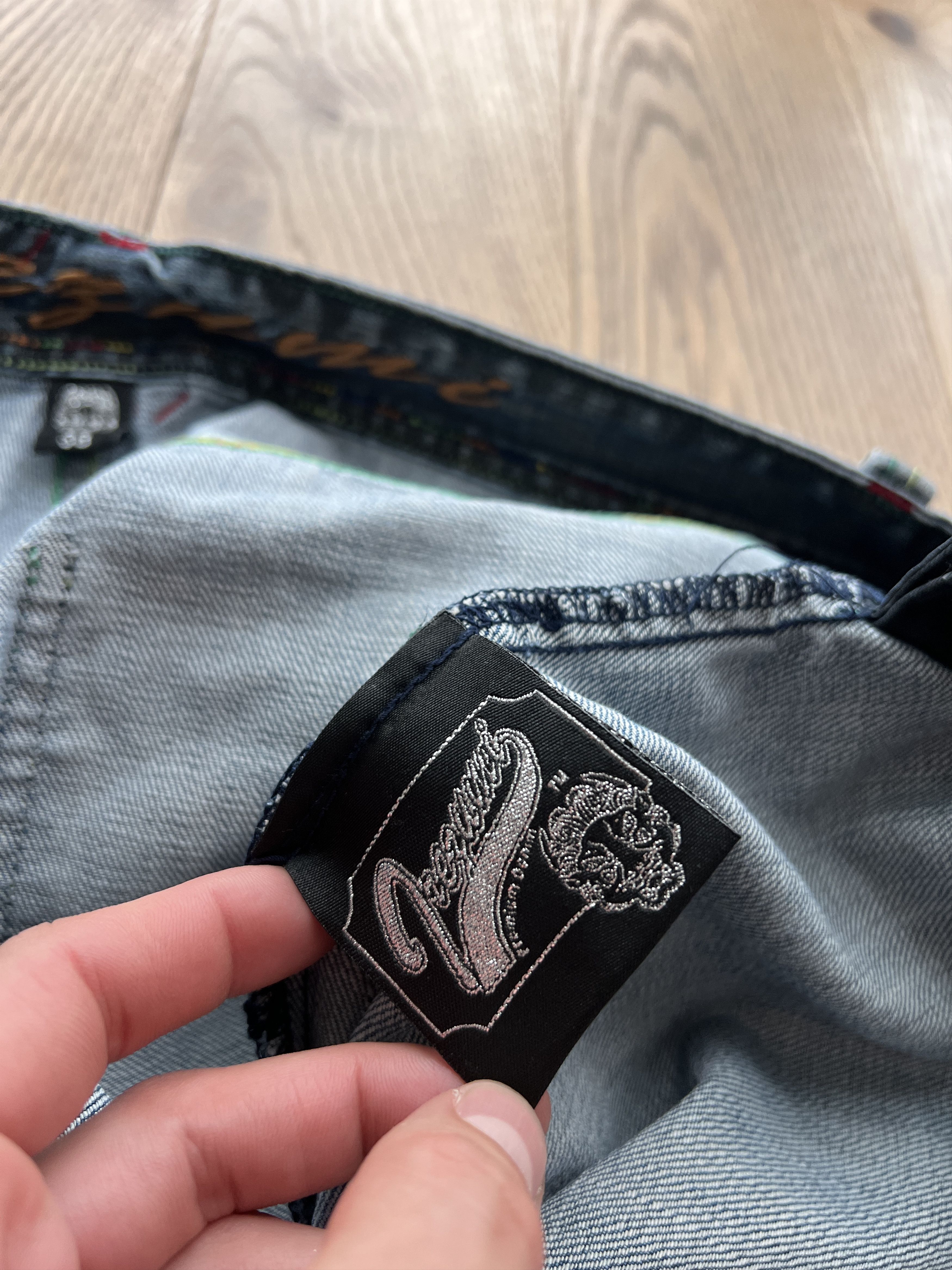 Designer Crazy! Irezumi Japan baggy denim rap 90s printed y2k hip hop Size US 38 / EU 54 - 21 Thumbnail