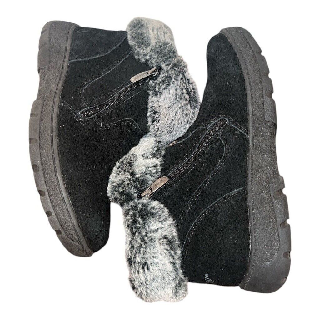 Other Khombu Women's Size 10 B Jessica Winter Boots BLK Suede Size US 10 / IT 40 - 5 Thumbnail