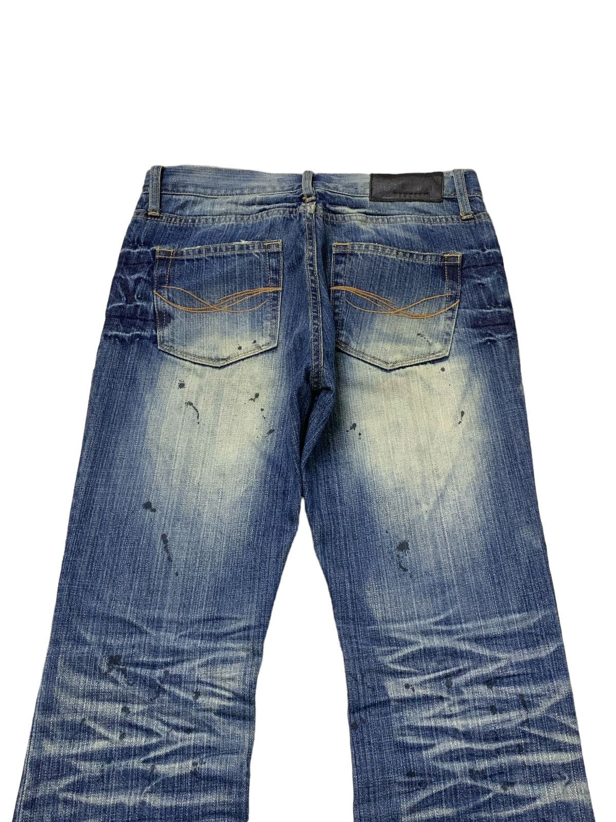 CIVARIZE × If Six Was Nine × Tornado Mart Tornado Mart Junya Watanabe Style Mud Claw Mark Flared Jeans Size US 30 / EU 46 - 11 Thumbnail