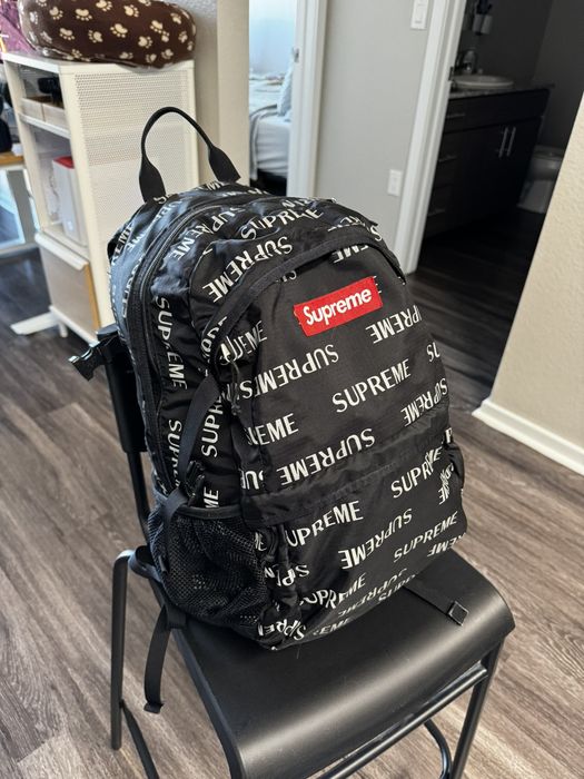 Supreme Supreme 3M Reflective Repeat Backpack | Grailed