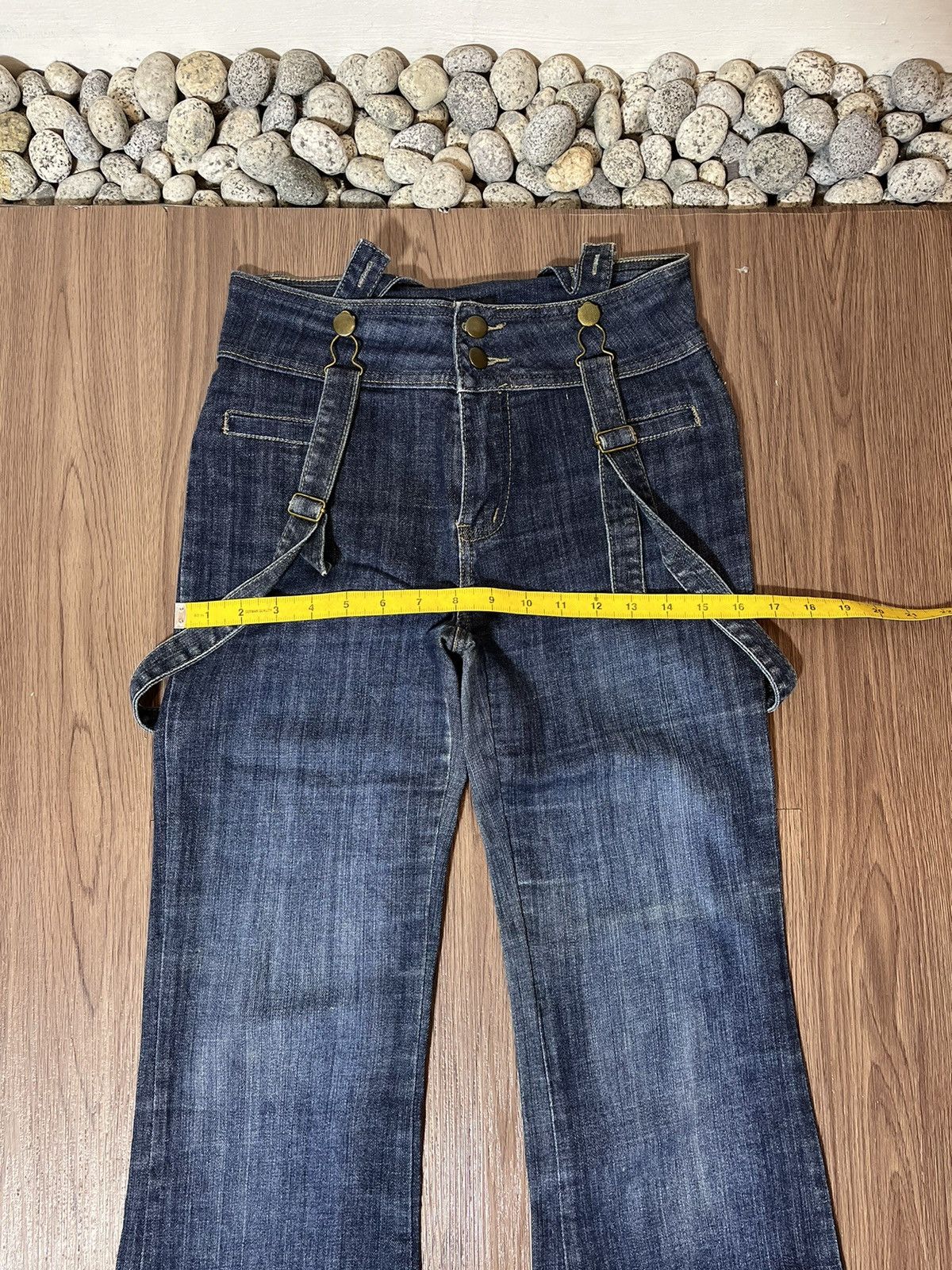 Japanese Brand × Le Grande Bleu (L.G.B.) × Tornado Mart ANAP japan suspender flare denim Size US 28 / EU 44 - 12 Thumbnail