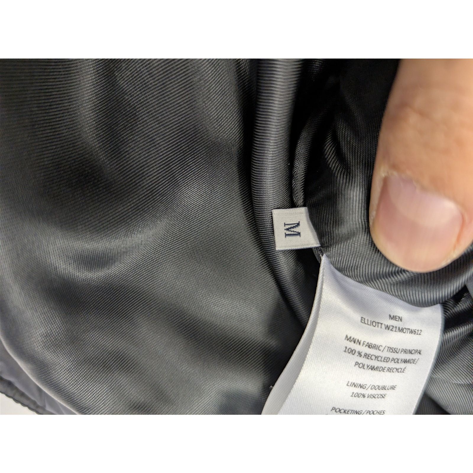 Officine Generale o1rshd1 Shell Hooded Jacket in Black Size US M / EU 48-50 / 2 - 18 Thumbnail