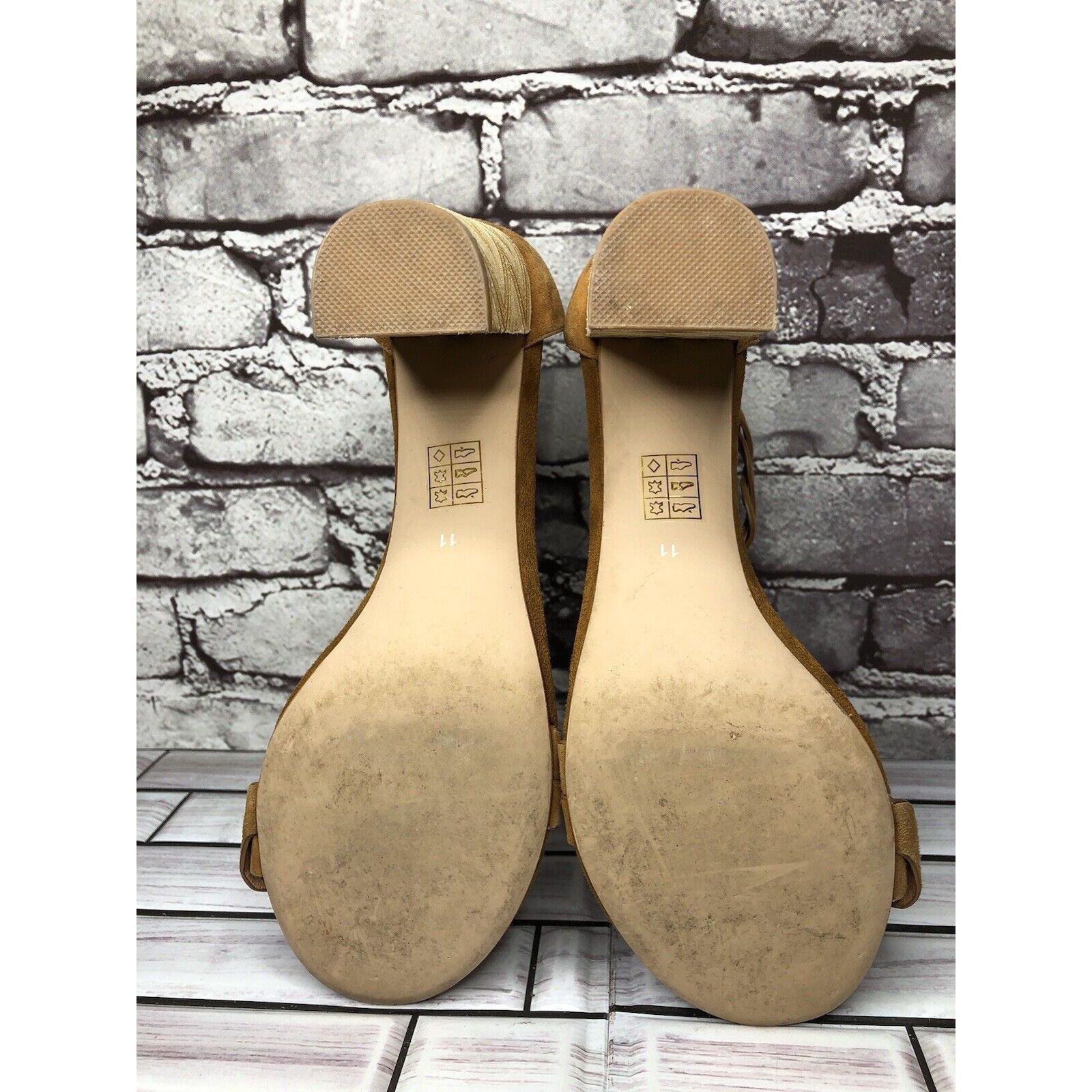 Jeffrey Campbell Jeffrey Campbell Lindsay Brown Suede Leather AnkleStrap Heel Size US 11 / IT 41 - 8 Thumbnail