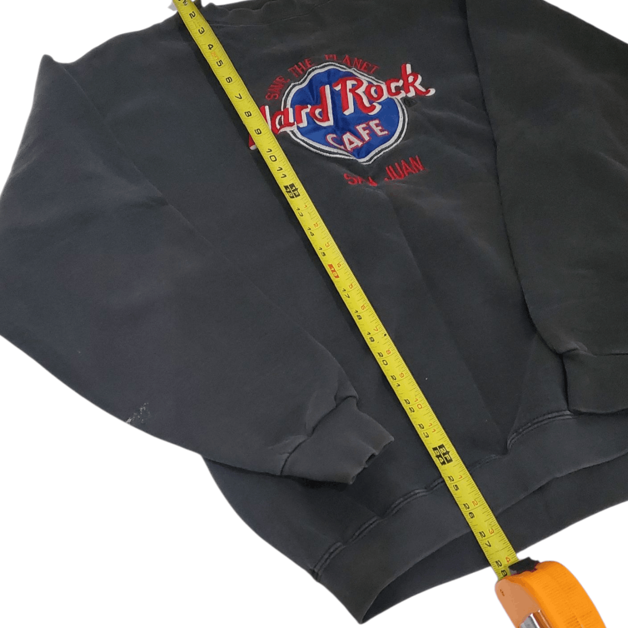 Vintage 90s Hard Rock San Juan Embroidered Sweatshirt Size US L / EU 52-54 / 3 - 6 Thumbnail