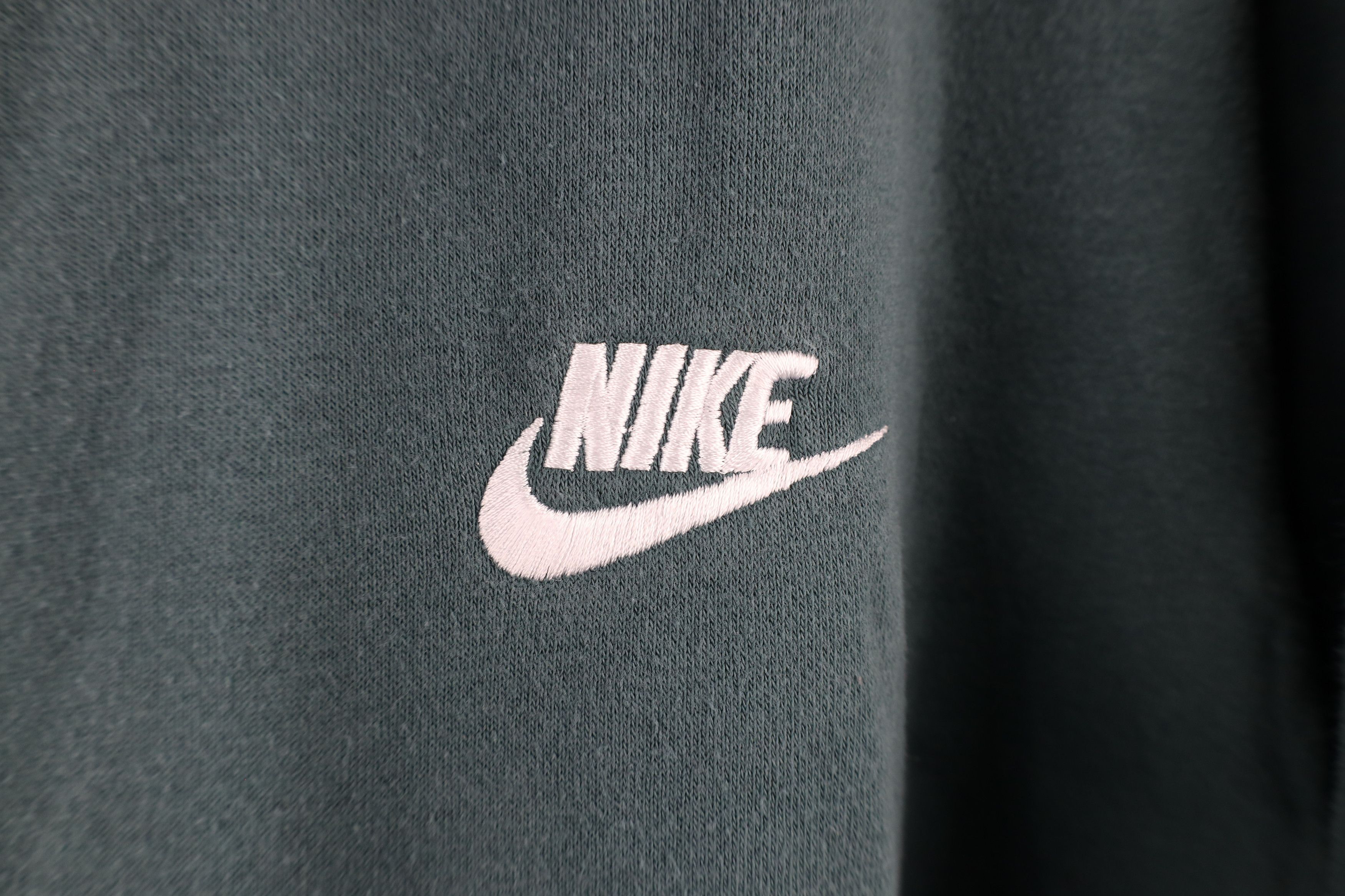 Nike × Vintage Vintage Nike Sportswear Scott Mini Swoosh Hoodie Green Size US M / EU 48-50 / 2 - 4 Thumbnail