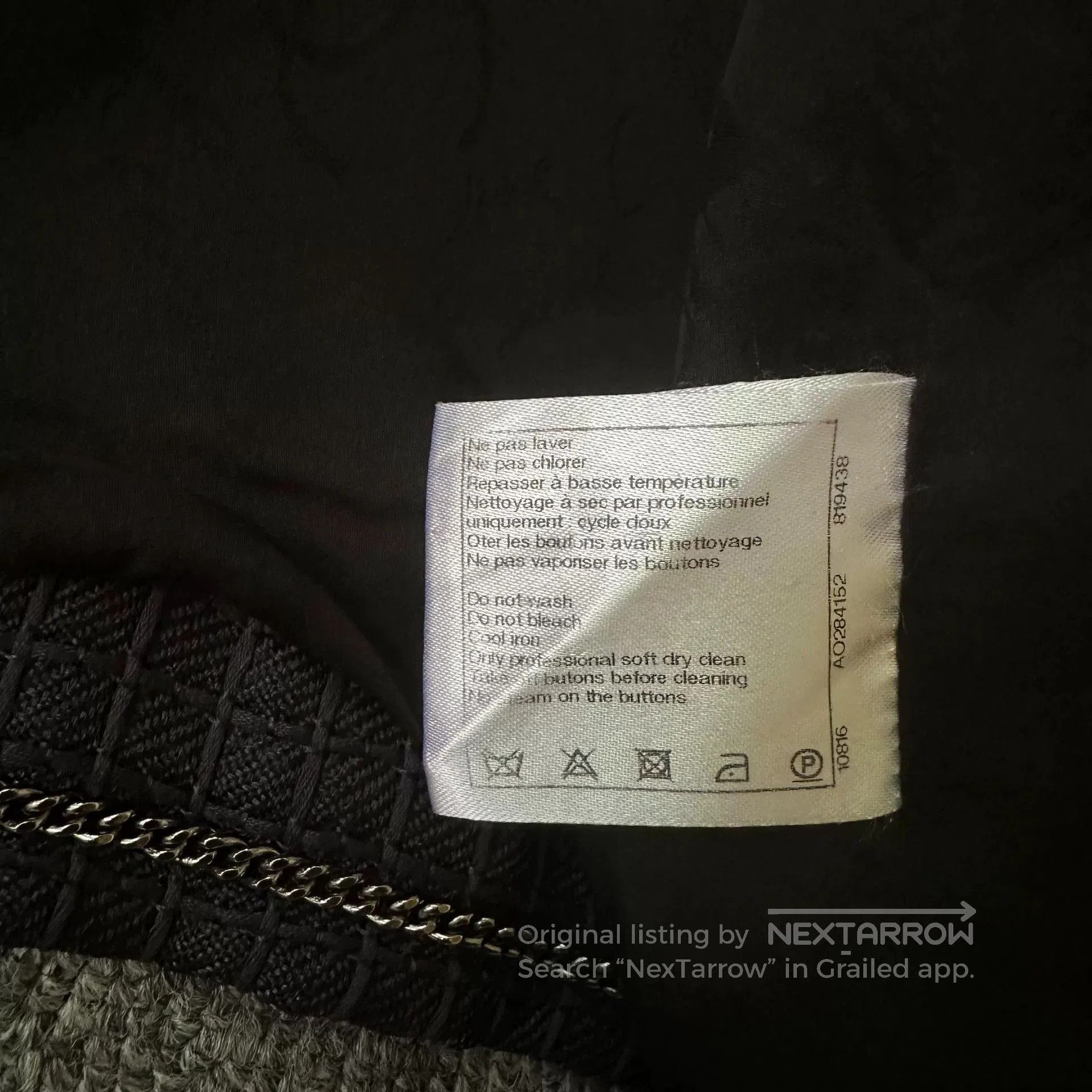 Chanel Chanel Seoul Collection Black White Woven Jacket. Size XXS / US 00 / IT 34 - 8 Thumbnail