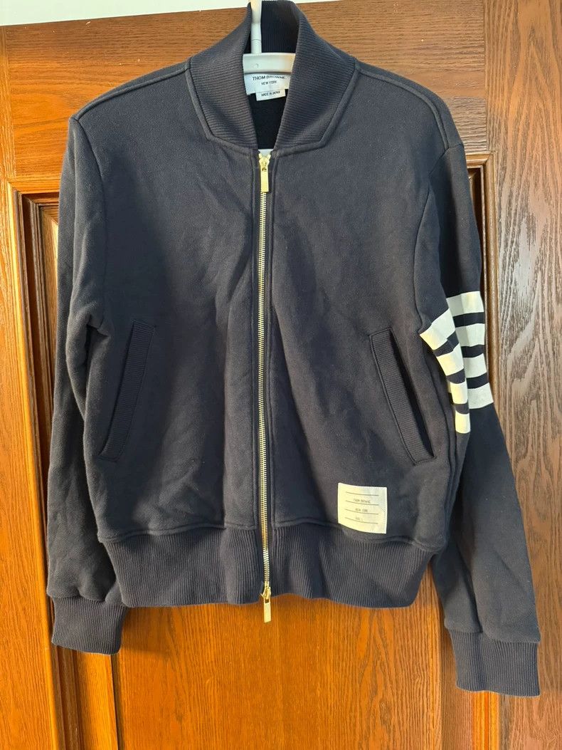 Thom Browne Thom Browne Cotton tracksuit jacket Size US S / EU 44-46 / 1 - 1 Thumbnail