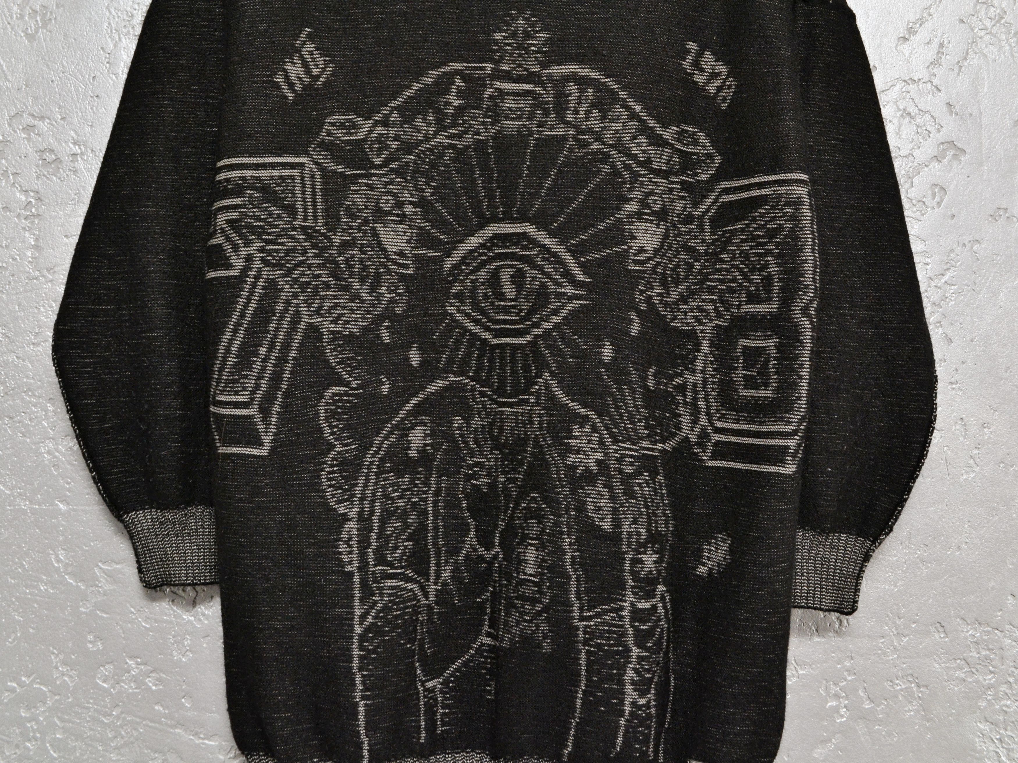 Diesel Diesel Women’s Black Wool Pattern Knit Sweater Size S / US 4 / IT 40 - 4 Thumbnail
