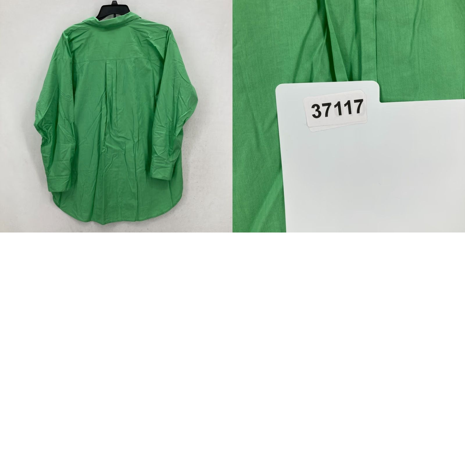 Loft LOFT Button Front Long Sleeve Shirt Womens XL Green Modal Blend Lagenlook Casual Size XL / US 12-14 / IT 48-50 - 9 Thumbnail