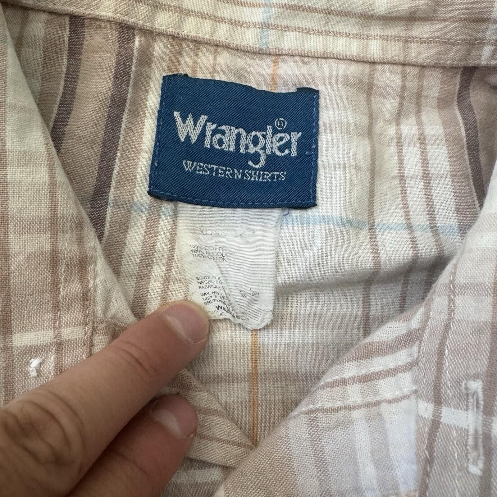 Wrangler Vintage Wrangler Western Plaid Cowboy Snap Shirt Y2K Size US XXL / EU 58 / 5 - 4 Thumbnail