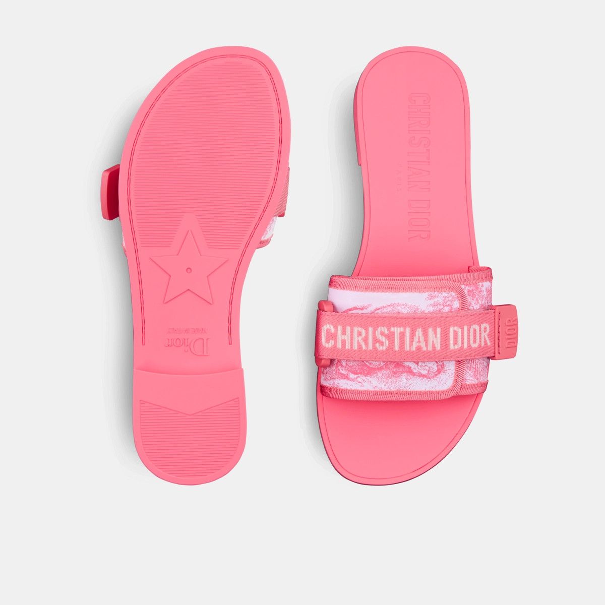 Dior o1bcso1str0226 Dioriviera Evolution Slide in Candy Pink Size US 6 / IT 36 - 4 Thumbnail