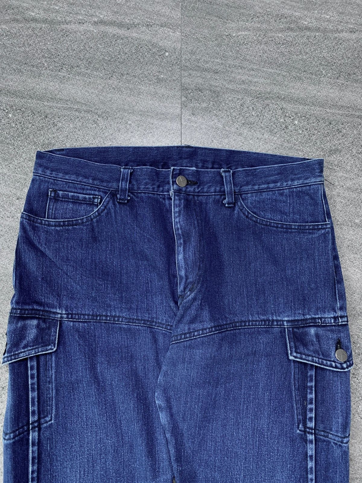 Final Home × Issey Miyake Cargo Denim Jeans Size US 31 - 3 Thumbnail