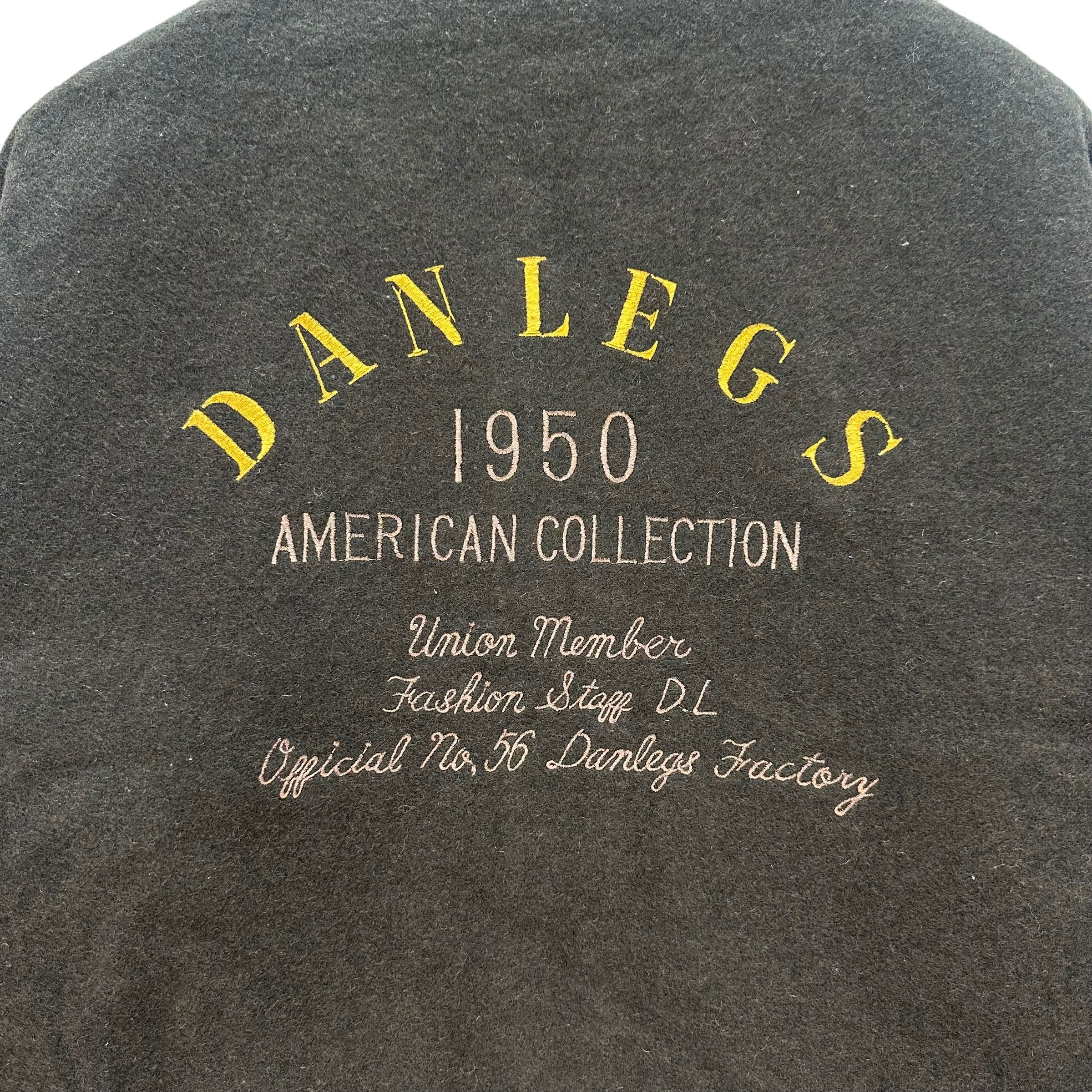 Vintage DANLEGS EMBROIDERY BIG LOGO WOOL BOMBER JACKET #8971-43 Size US S / EU 44-46 / 1 - 2 Thumbnail