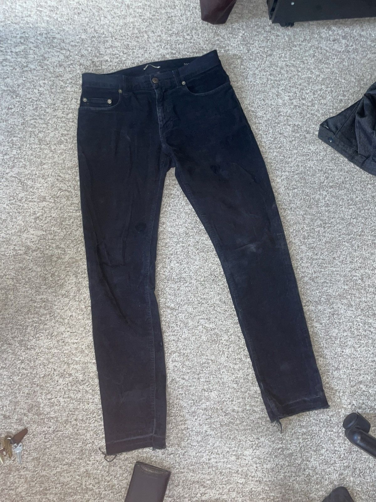 Yves Saint Laurent Saint laurent corduroy denim Size US 29 - 1 Thumbnail