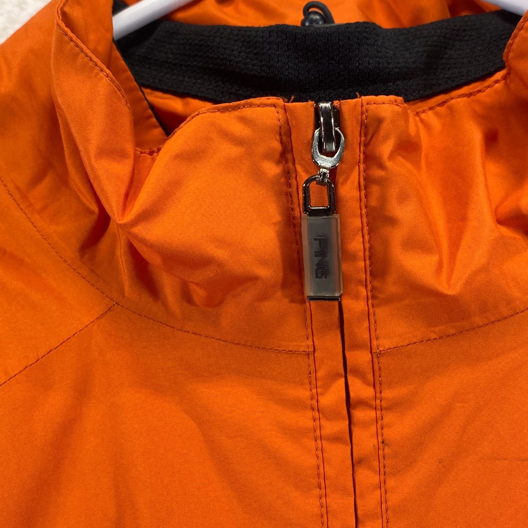 Vintage Ping Mens XL 1/4 Zip Pullover Windbreaker Golf Jacket Orange Black With Pockets Shirt Mens XL Ping Windbreaker Golf Jacket Orange/Black With Pockets Size US XL / EU 56 / 4 - 6 Thumbnail