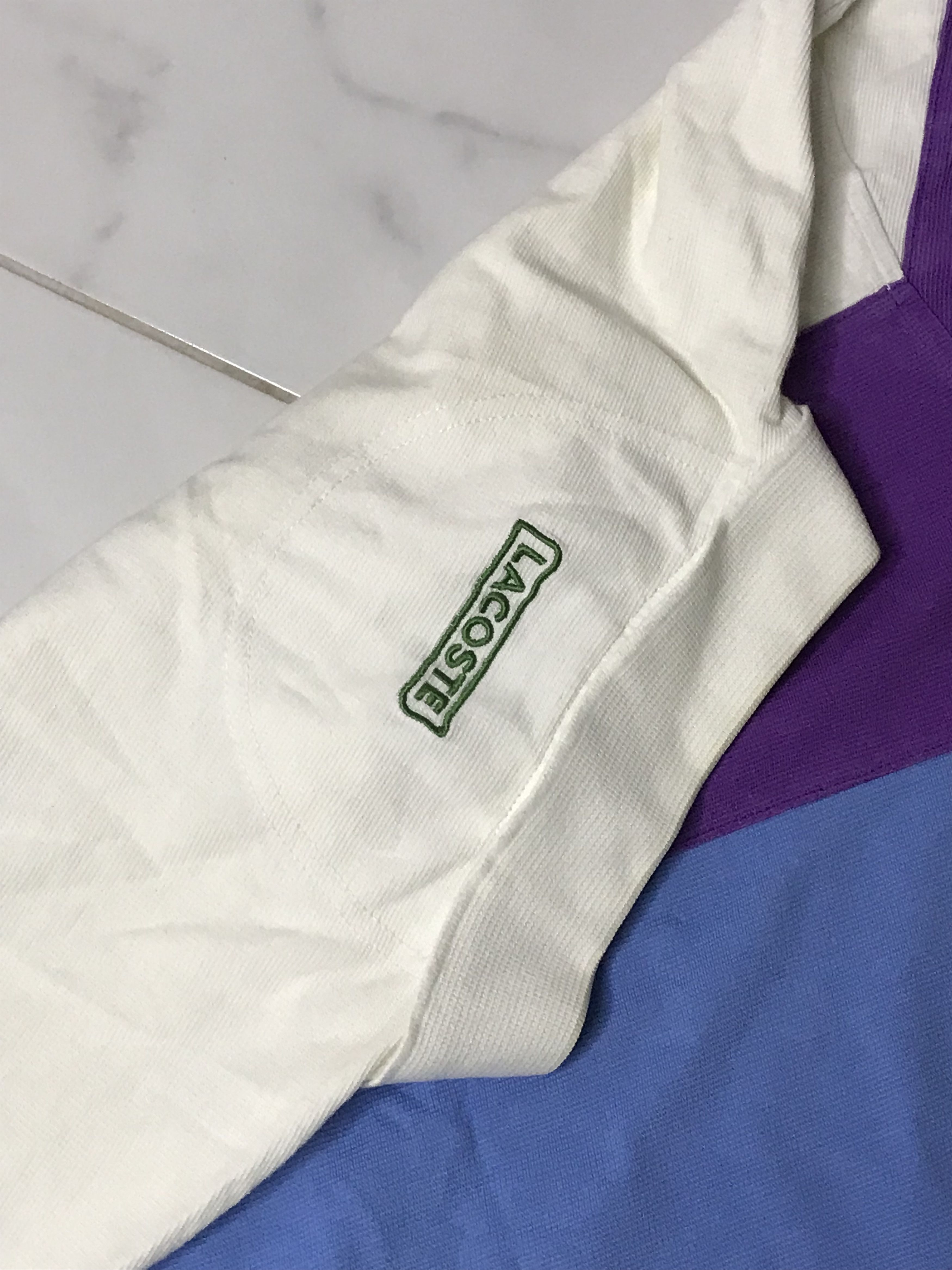 Lacoste × Vintage Lacoste Sport vintage blue polo short sleeve collared shirt Size US M / EU 48-50 / 2 - 7 Thumbnail