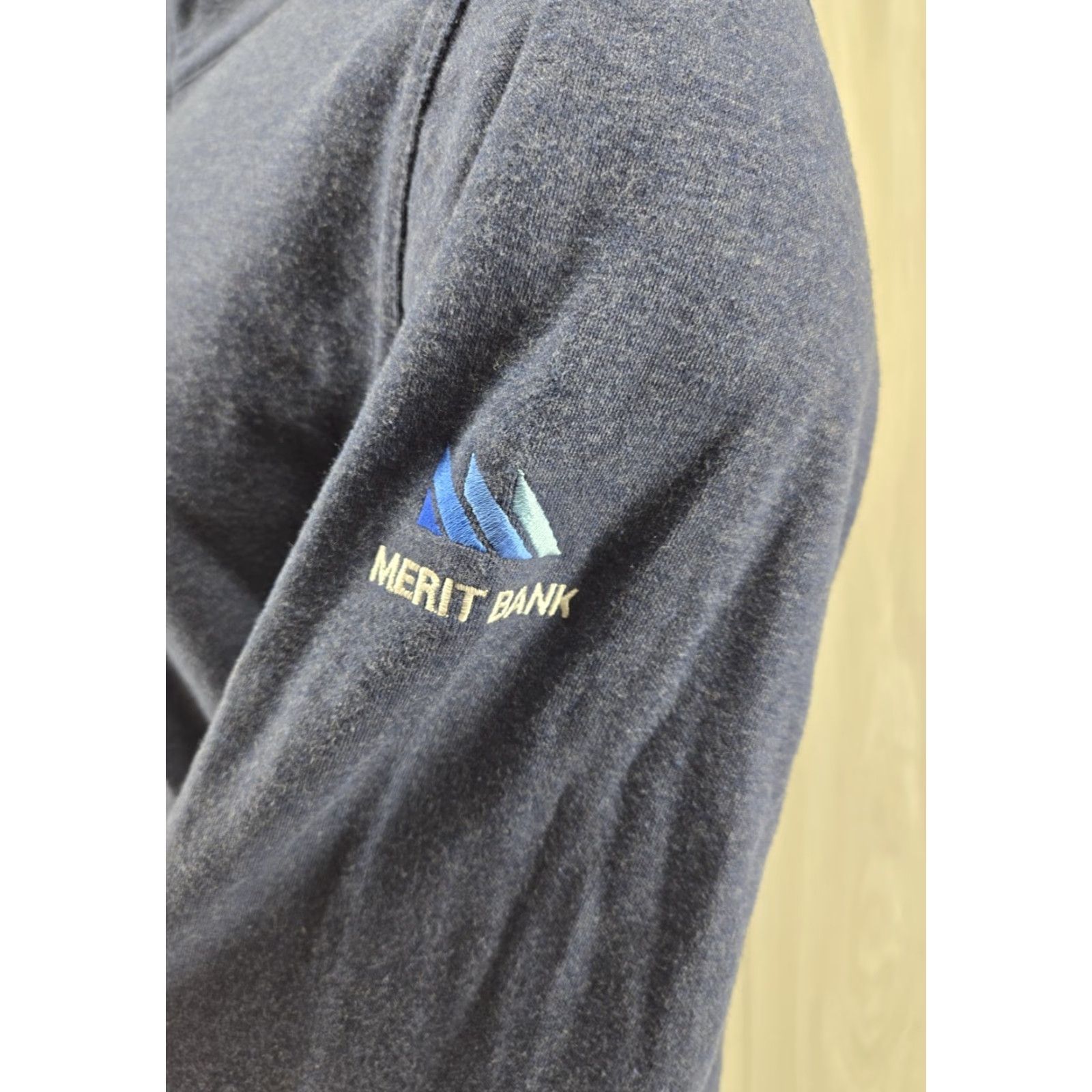 Peter Millar Peter Millar Golf Sweater Men's Large Blue 1/4 Zip Long Sleeve Logo Mock Neck Pullover Size US L / EU 52-54 / 3 - 5 Thumbnail