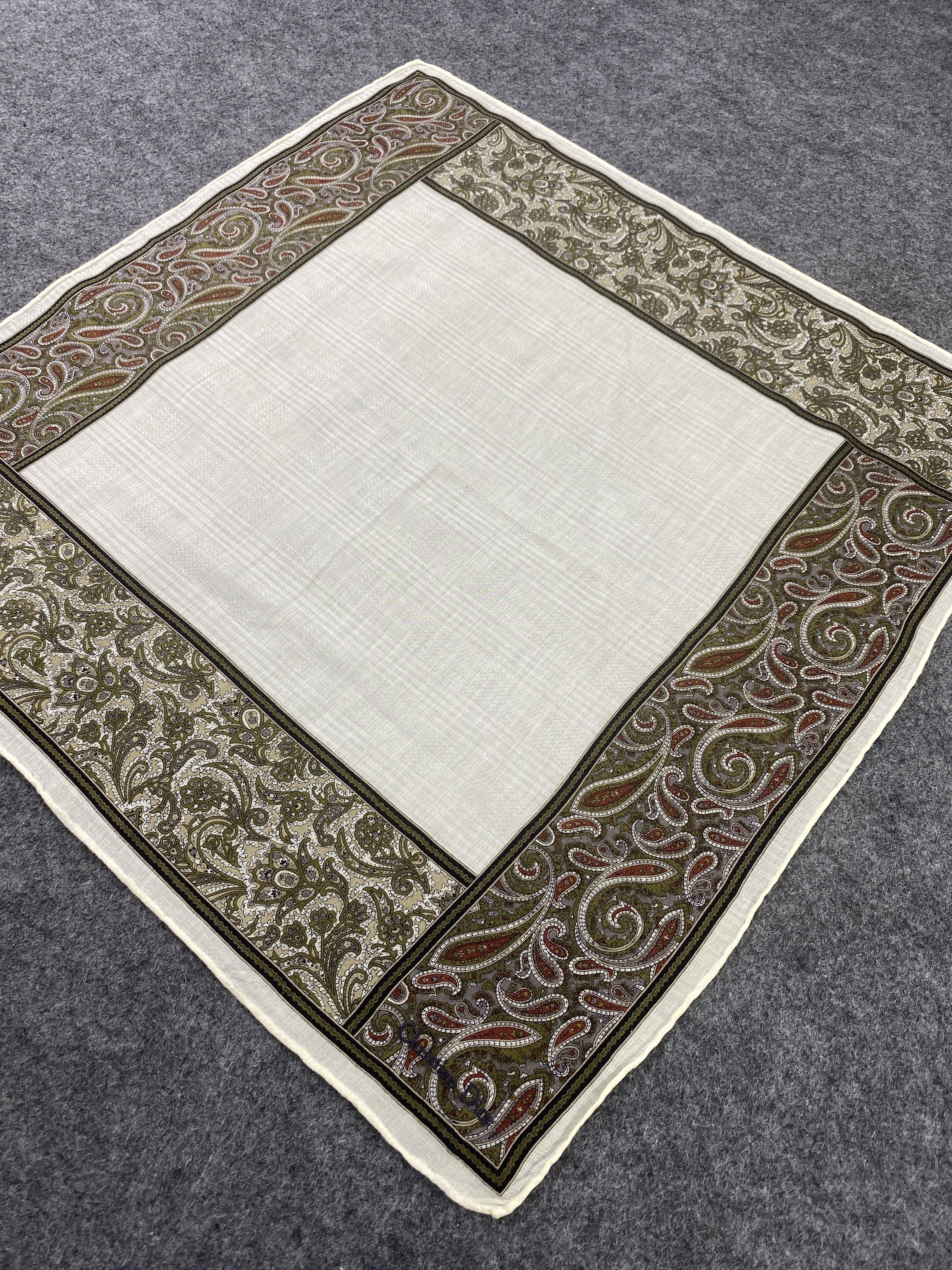 Christian Dior Monsieur × Vintage Christian Dior Handkerchief / Bandana / Neckerchief-B143 Size ONE SIZE - 4 Thumbnail