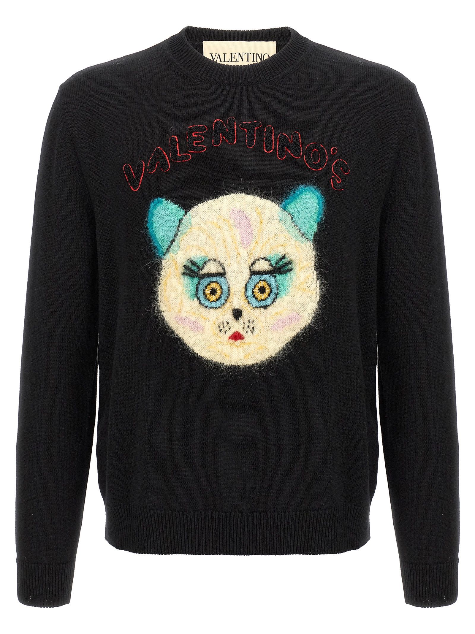 Valentino Valentino Garavani 'Le Chat De La Maison' Sweater Size US XL / EU 56 / 4 - 1 Thumbnail