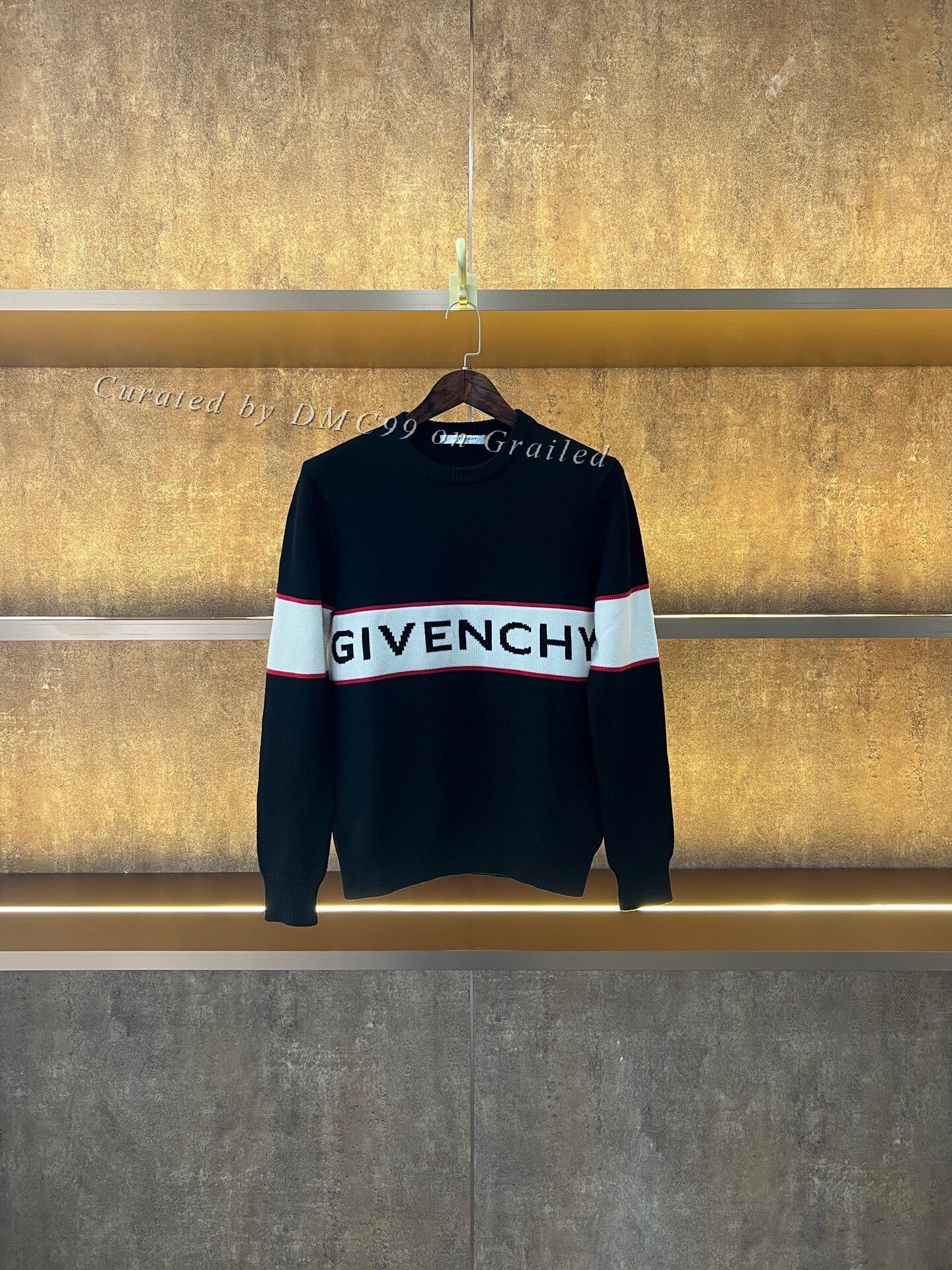 Givenchy Givenchy Slogan Knit Sweater Size US S / EU 44-46 / 1 - 1 Thumbnail