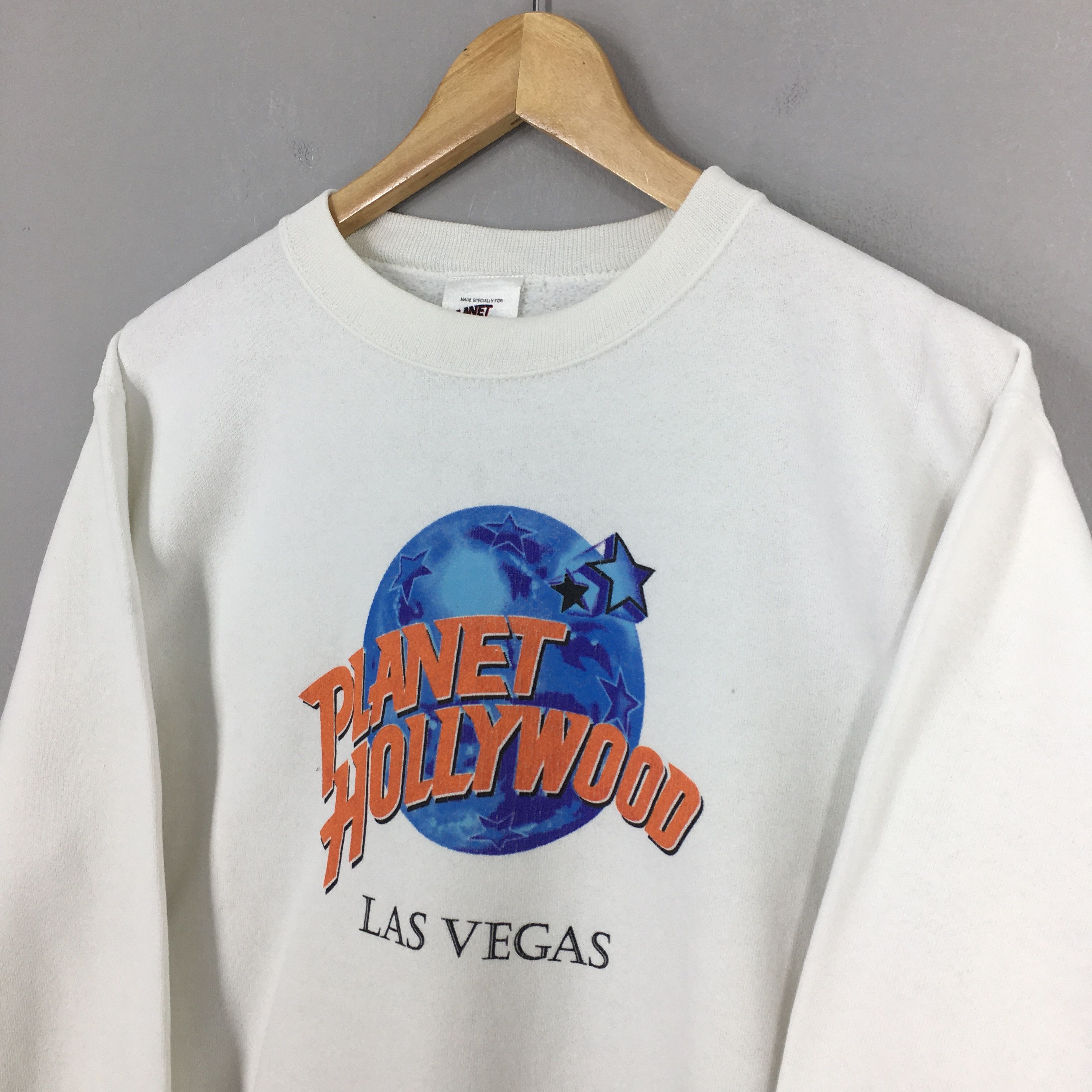 Planet Hollywood × Vintage Vintage 90's Planet Hollywood Las Vegas Sweatshirt Small Size US S / EU 44-46 / 1 - 3 Thumbnail