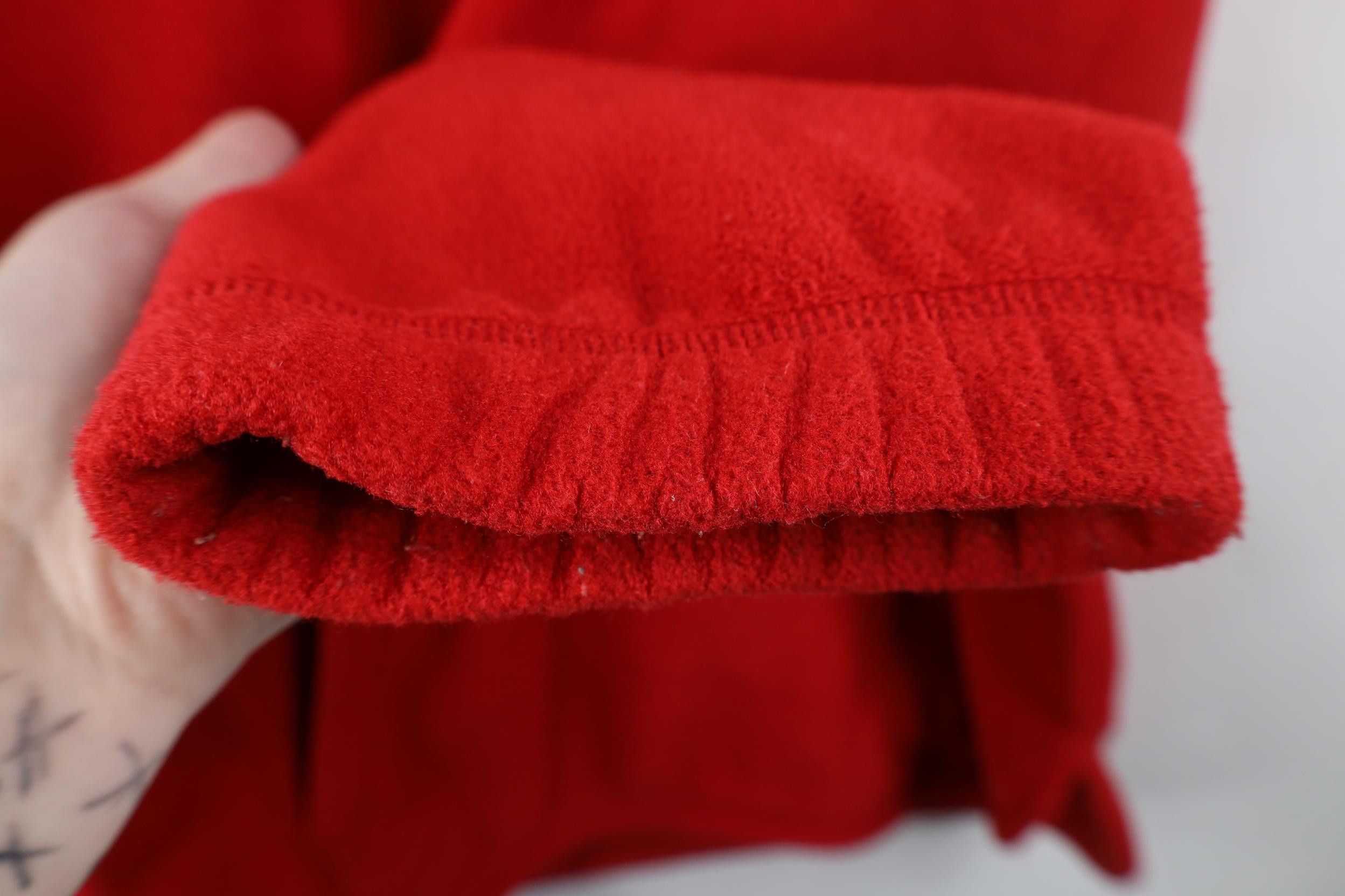 Fila Vintage 90s Fila Sport 1/4 Zip Fleece Pullover Sweater Red Size US XL / EU 56 / 4 - 9 Thumbnail