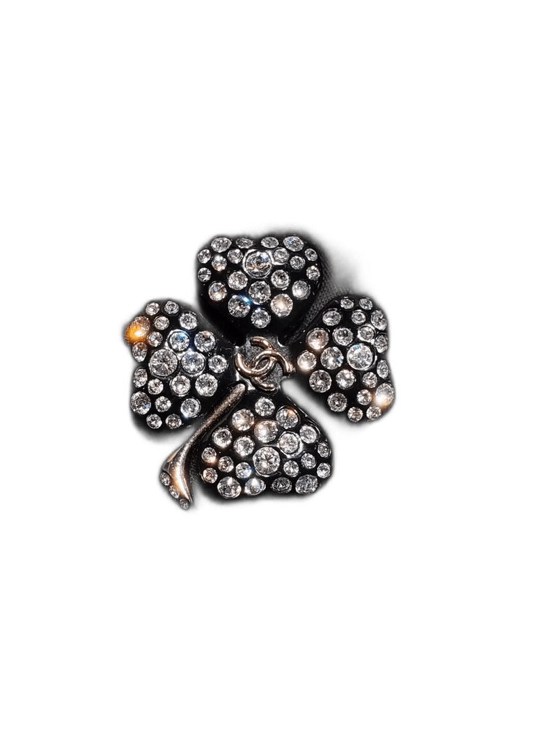 Chanel Chanel Four Leaf Clover Brooch with Logo Size ONE SIZE - 1 Thumbnail