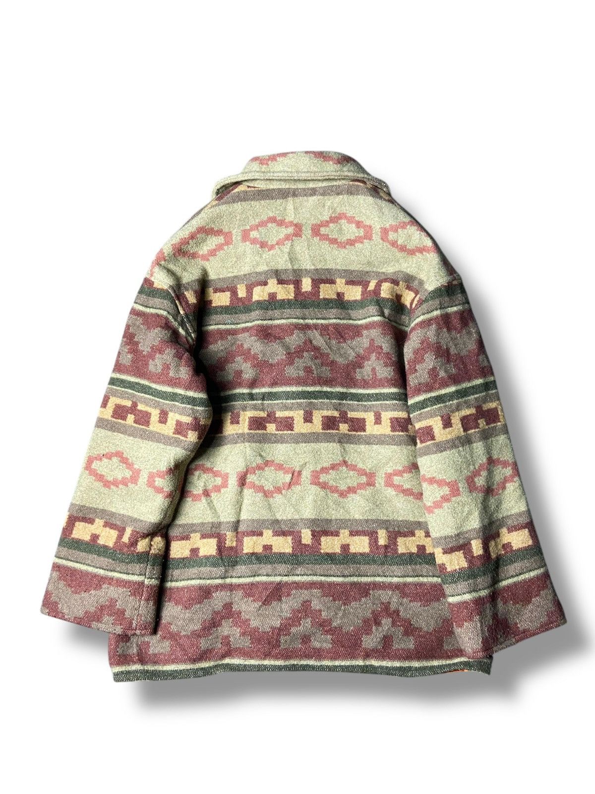 Japanese Brand British Khaki by Robert Aghton Patterned Wool Jacket (167) Size US S / EU 44-46 / 1 - 3 Thumbnail
