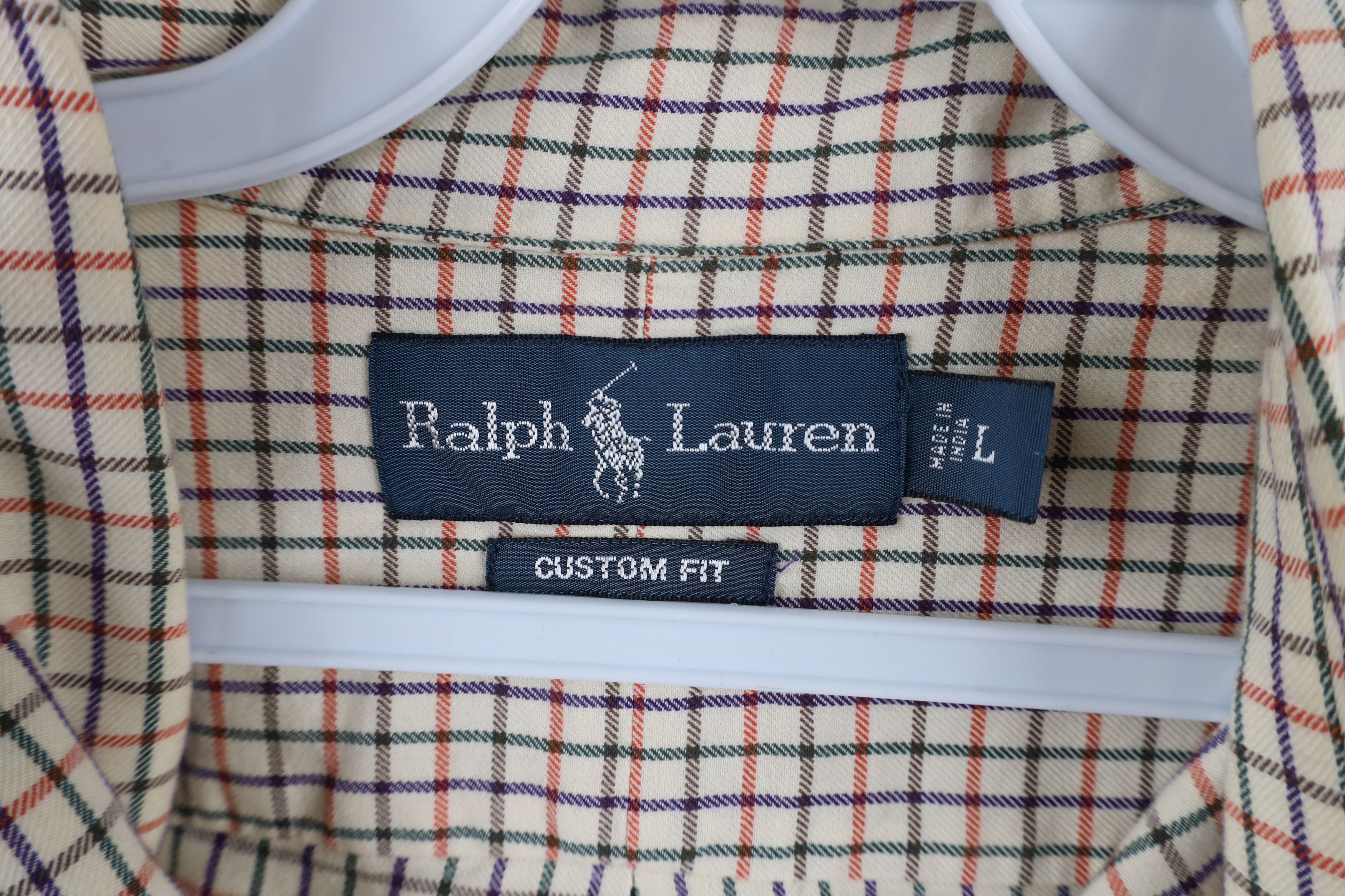 Polo Ralph Lauren Vintage 90s Ralph Lauren Fit Flannel Button Down Shirt Plaid Size US L / EU 52-54 / 3 - 5 Thumbnail