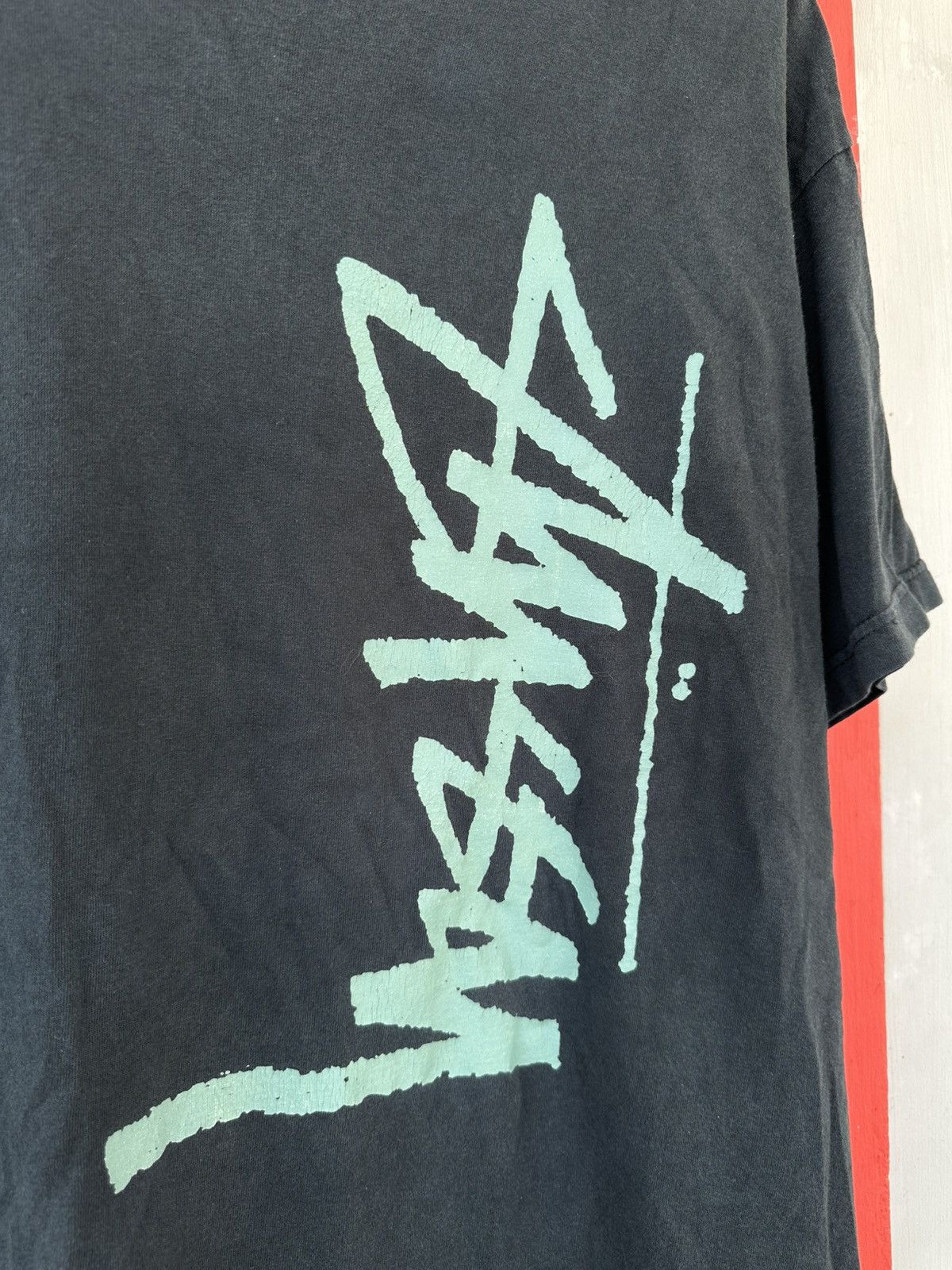 Stussy Vintage 2000 Stussy Spellout OG Logo Tee Size US XL / EU 56 / 4 - 3 Thumbnail