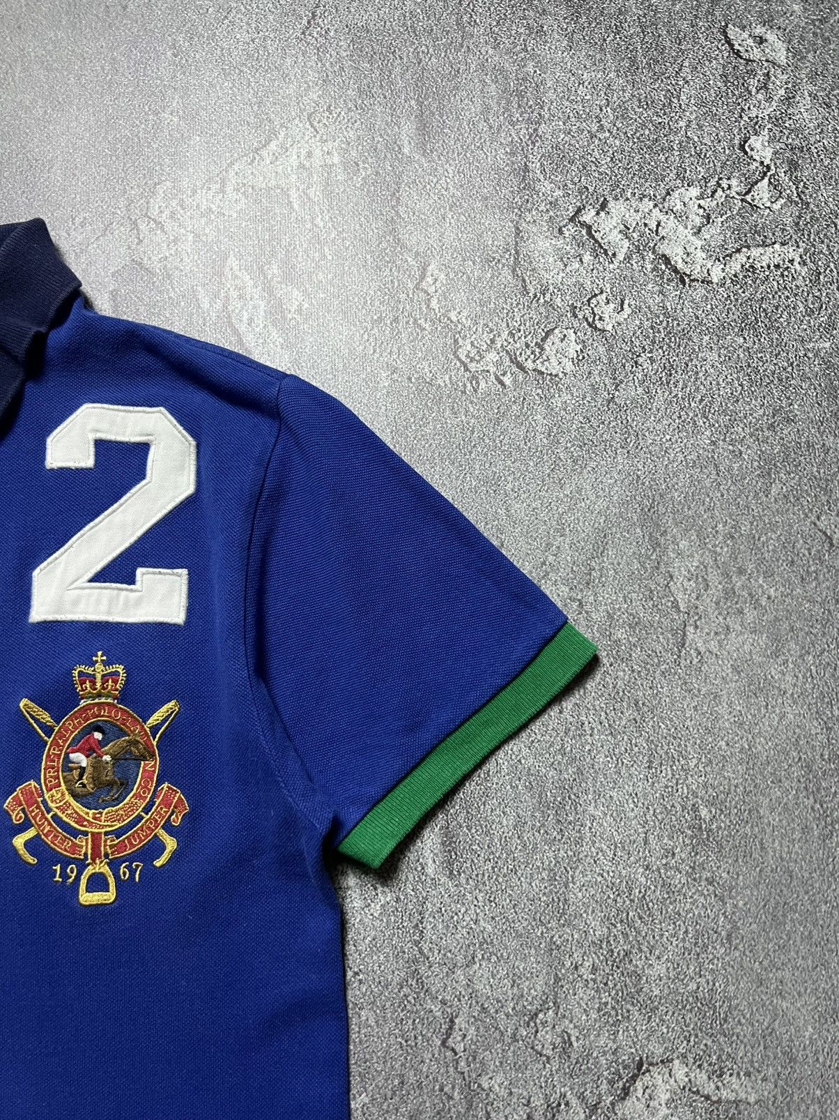 Polo Ralph Lauren Vintage Ralph Lauren Tee Striped Chief Keef Big Pony Logo M Size US M / EU 48-50 / 2 - 6 Thumbnail