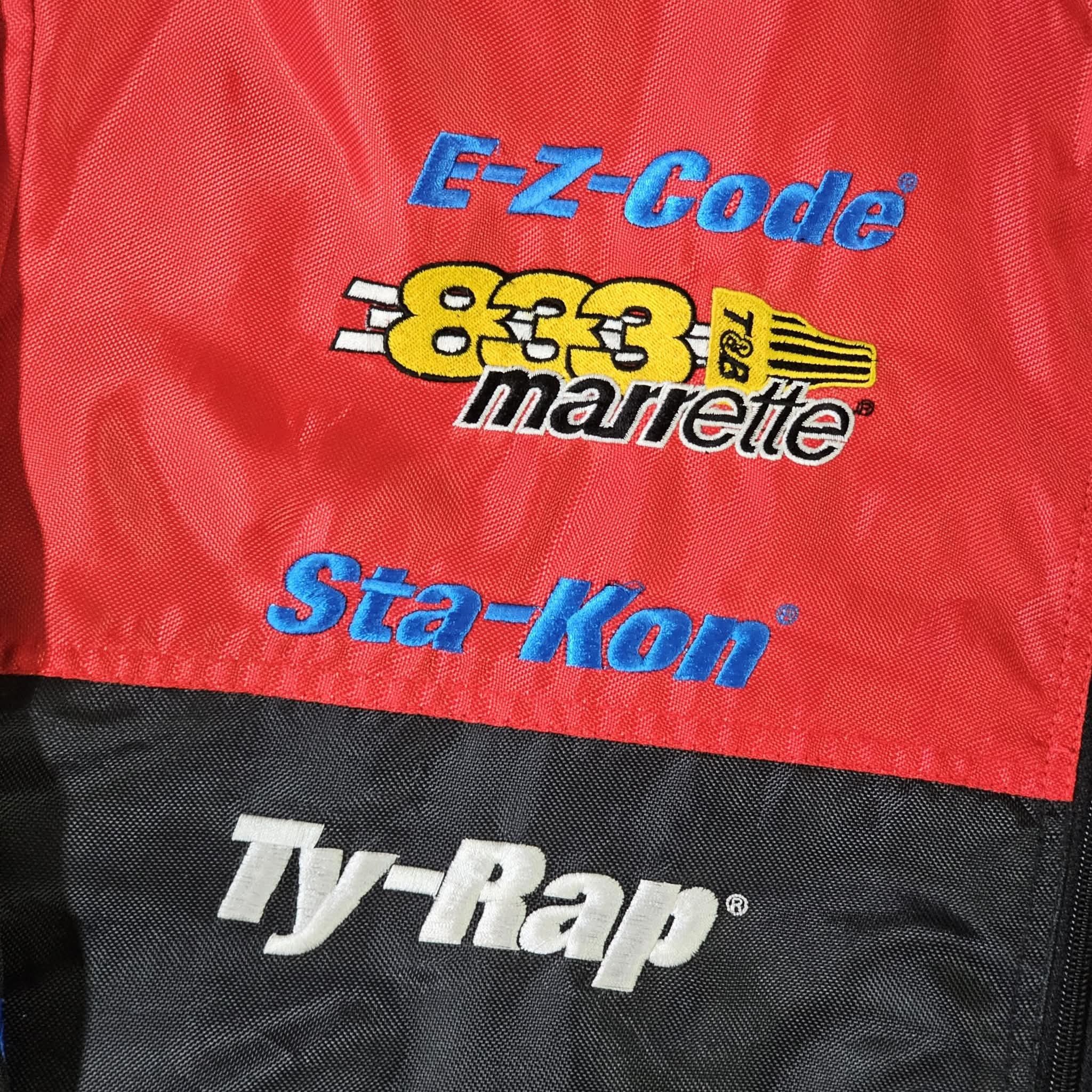 Vintage Saxon Racing Team Vintage 90s Rare Design Motorsport Jacket Size US XXL / EU 58 / 5 - 4 Thumbnail