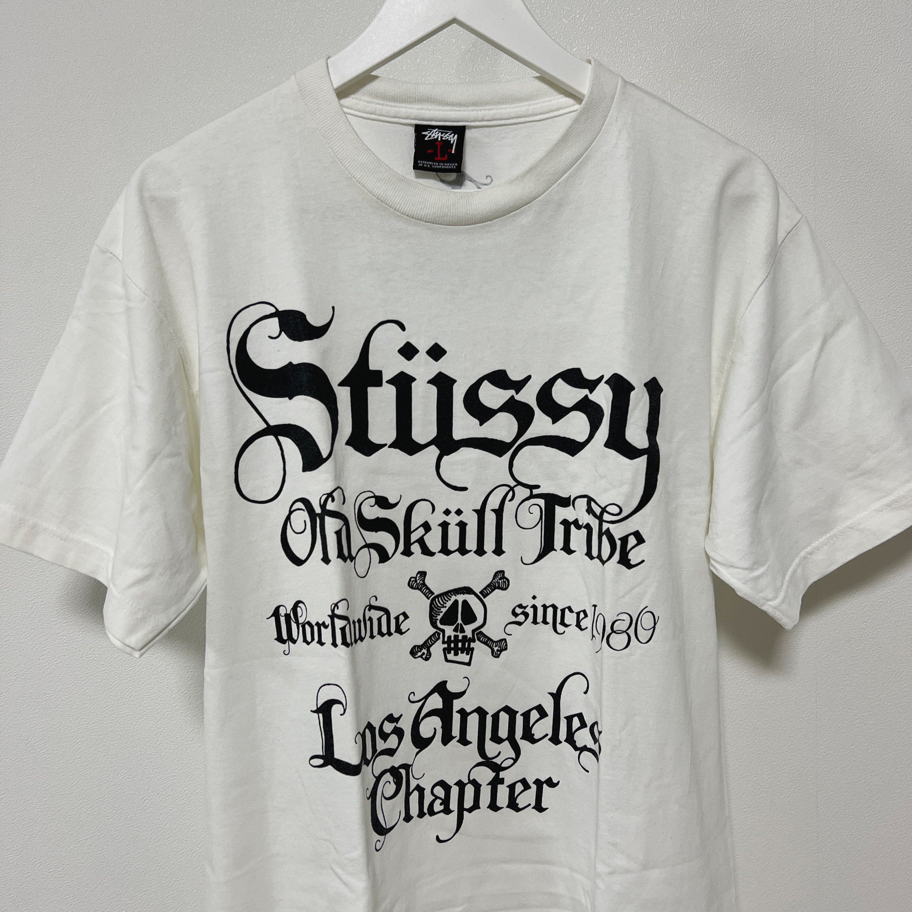 Stussy STUSSY LA Chapter Old Skull Tribe T-Shirt White Size US L / EU 52-54 / 3 - 5 Thumbnail