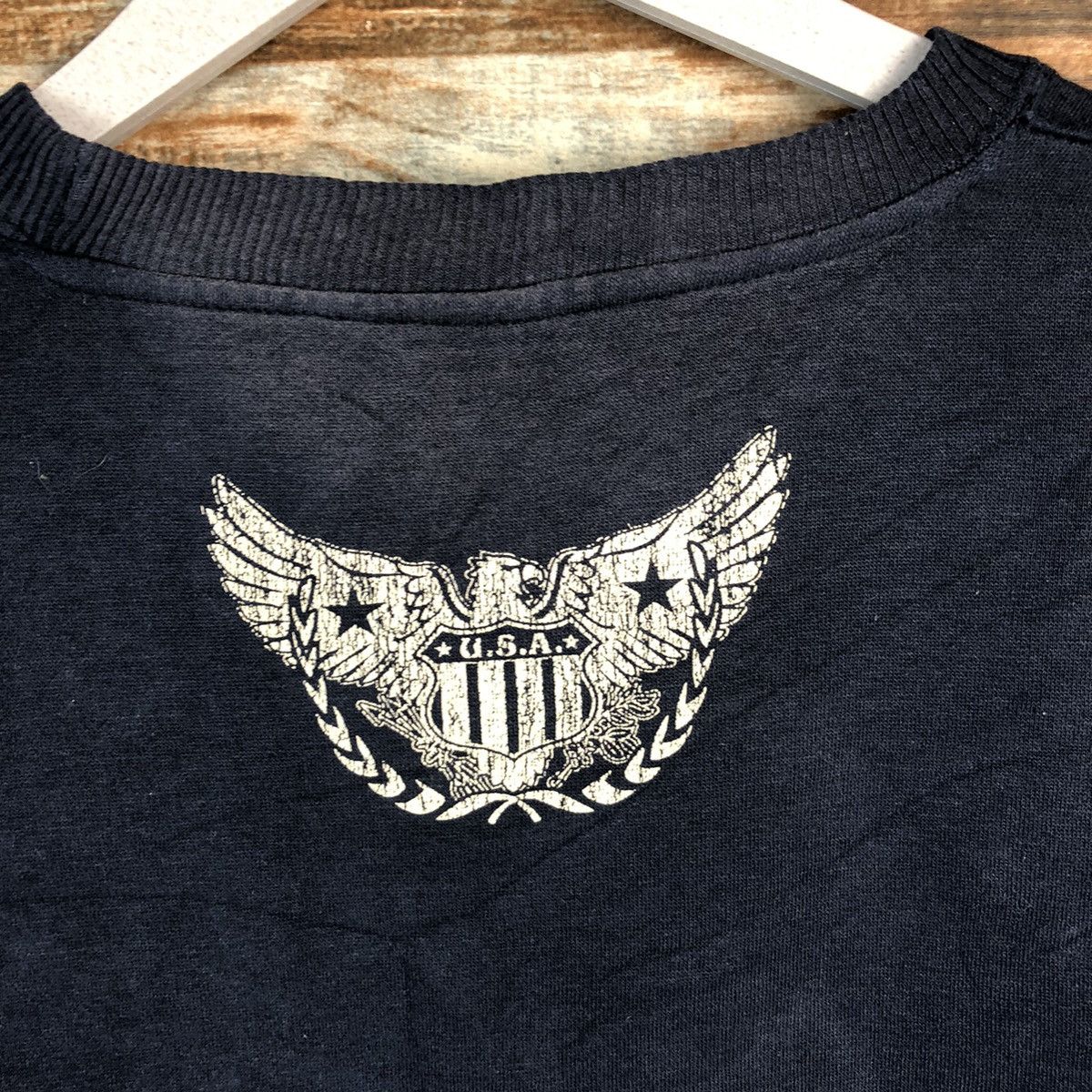 Japanese Brand Over Head usa Dark Blue Sweatshirt #A1918 Size US M / EU 48-50 / 2 - 14 Thumbnail