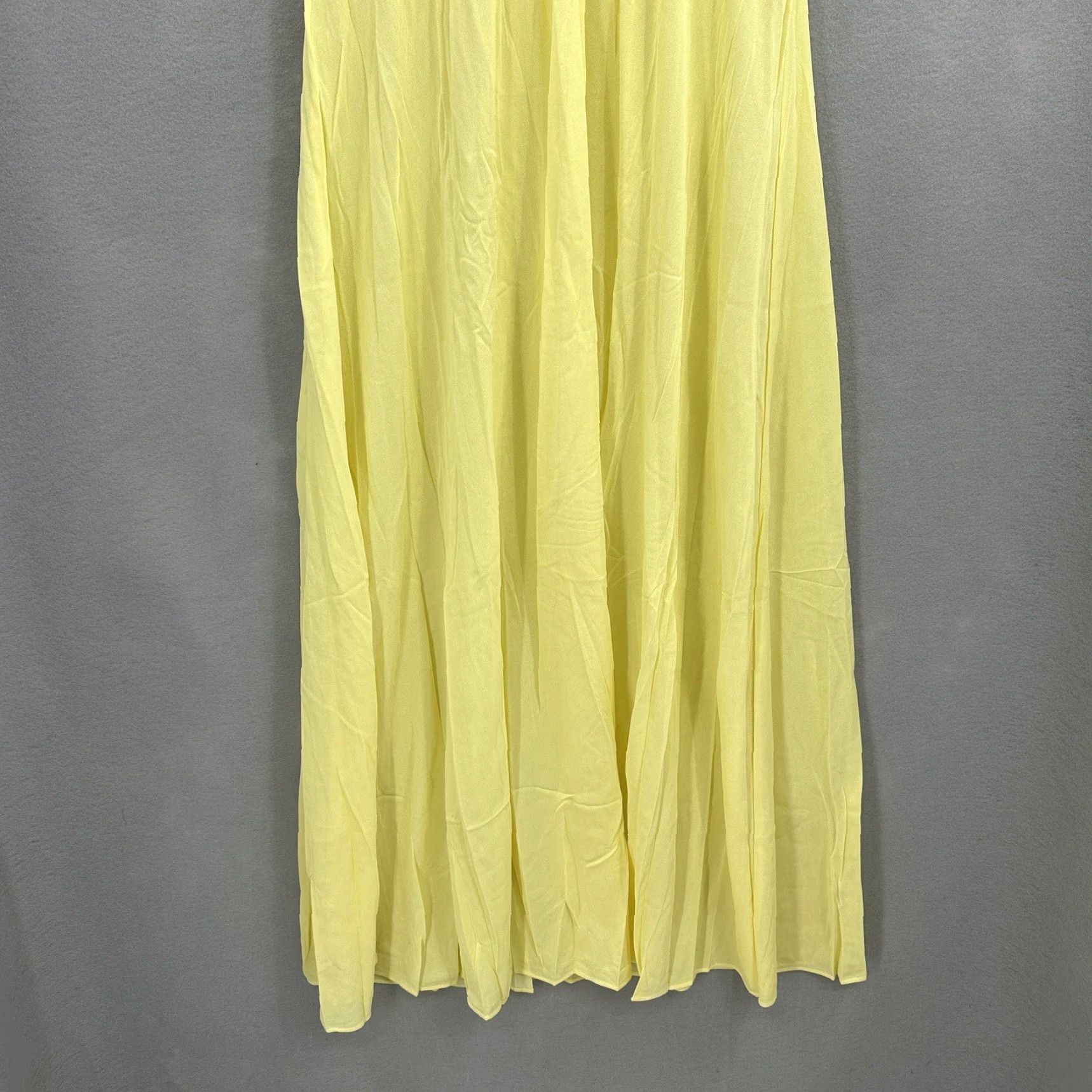 Vintage VINTAGE Miss Elaine Nightgown Women Large Nylon Yellow 1960s Glamour Sleepwear US Size L Women's Size ONE SIZE - 3 Thumbnail