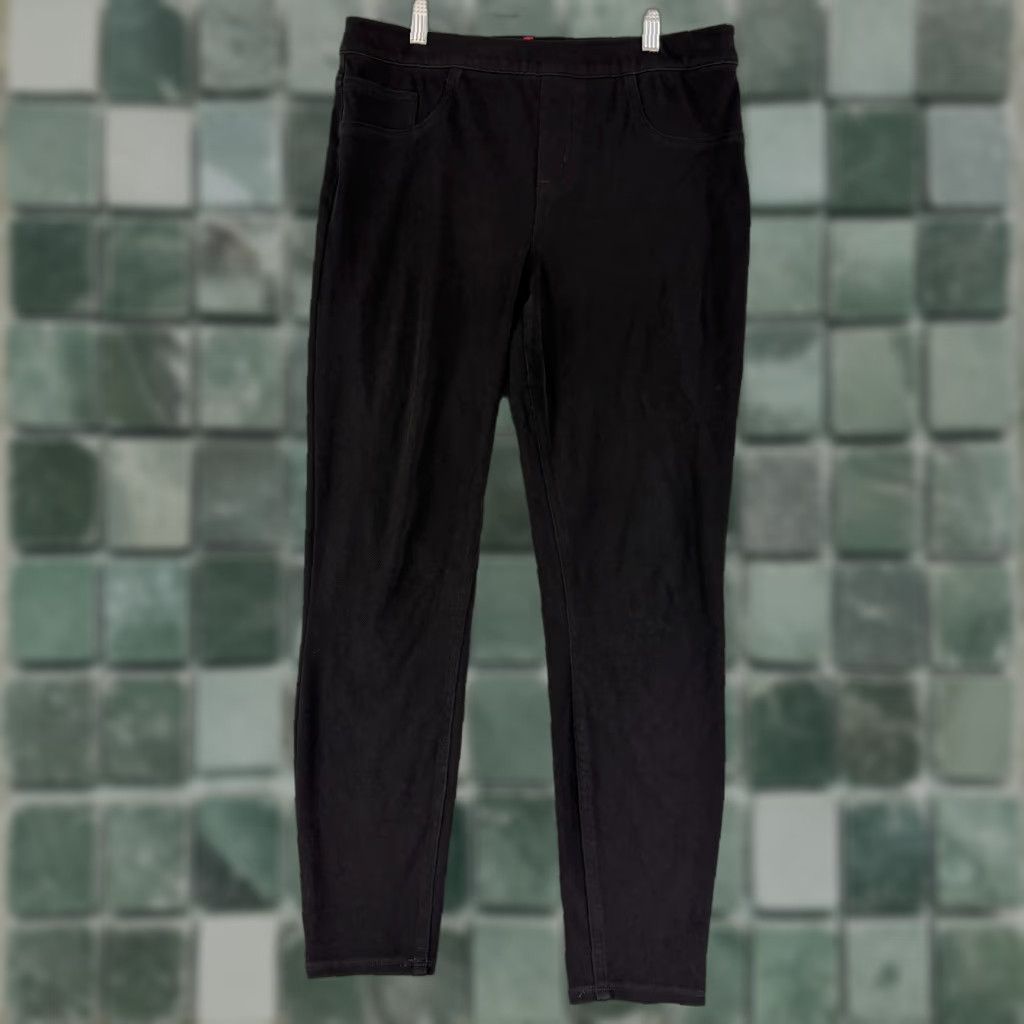 Spanx Spanx Ankle Pants Womens Large Black Pull On Stretch Mid-Rise Size 36" / US 14 / IT 50 - 1 Thumbnail