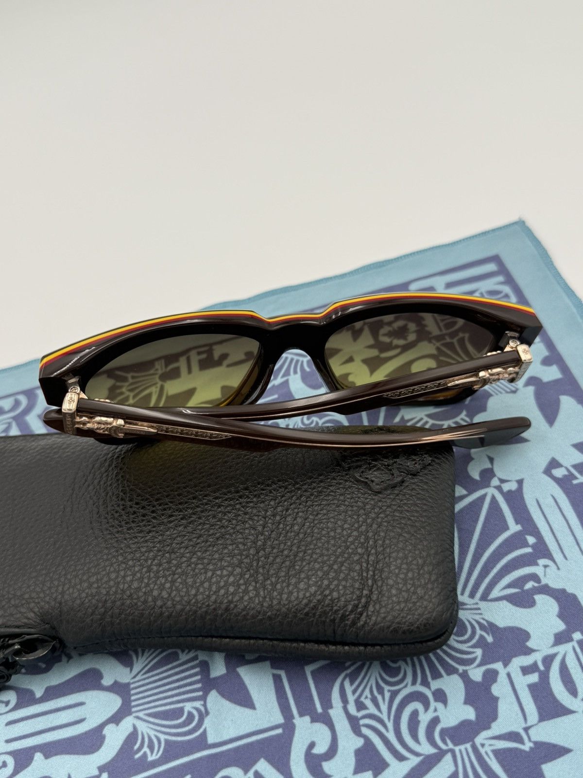 Chrome Hearts Chrome Hearts Box-Officer Glasses 18k Gold Size ONE SIZE - 8 Thumbnail